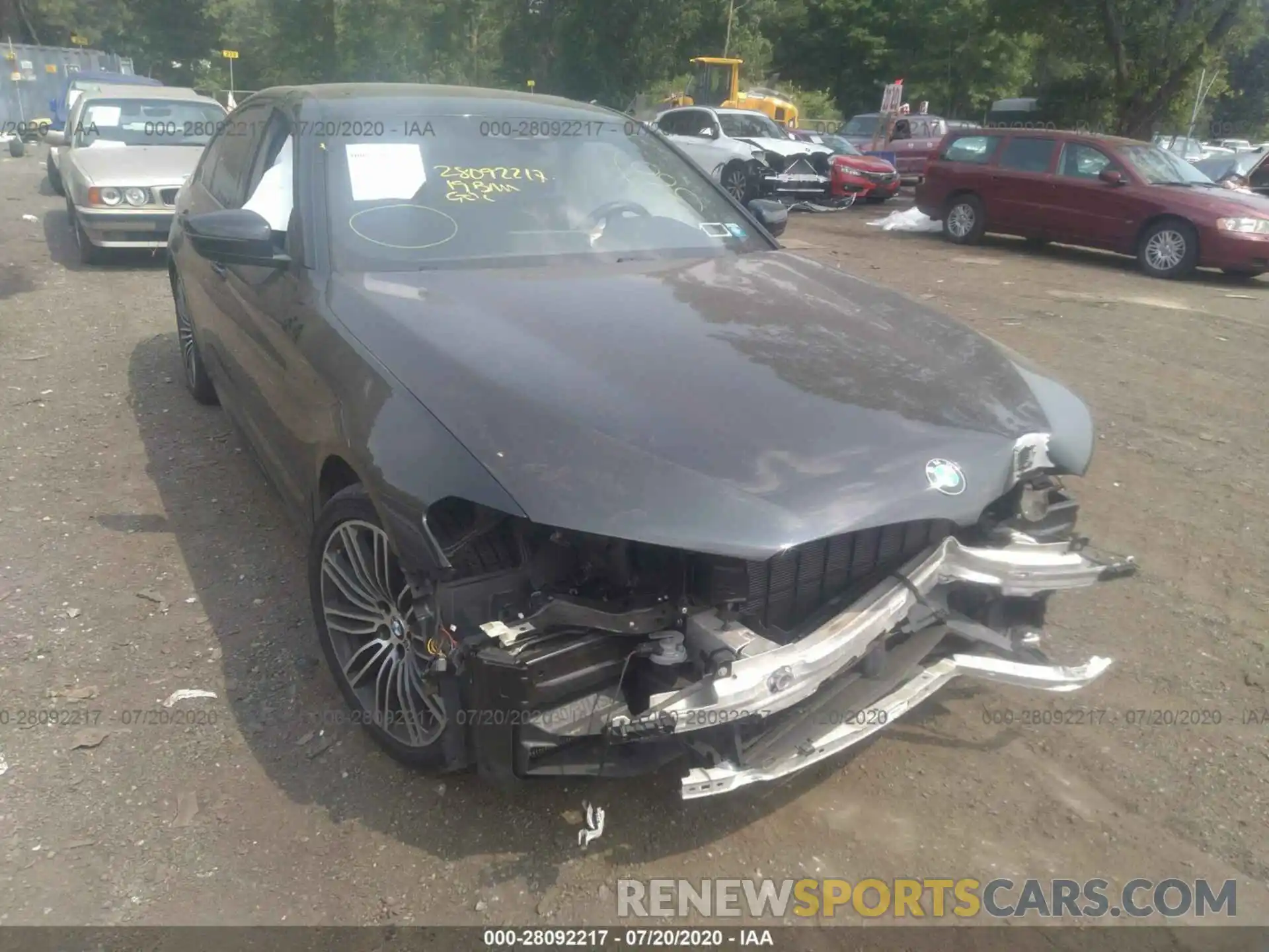 6 Photograph of a damaged car WBAJE7C55KWW12990 BMW 5 SERIES 2019