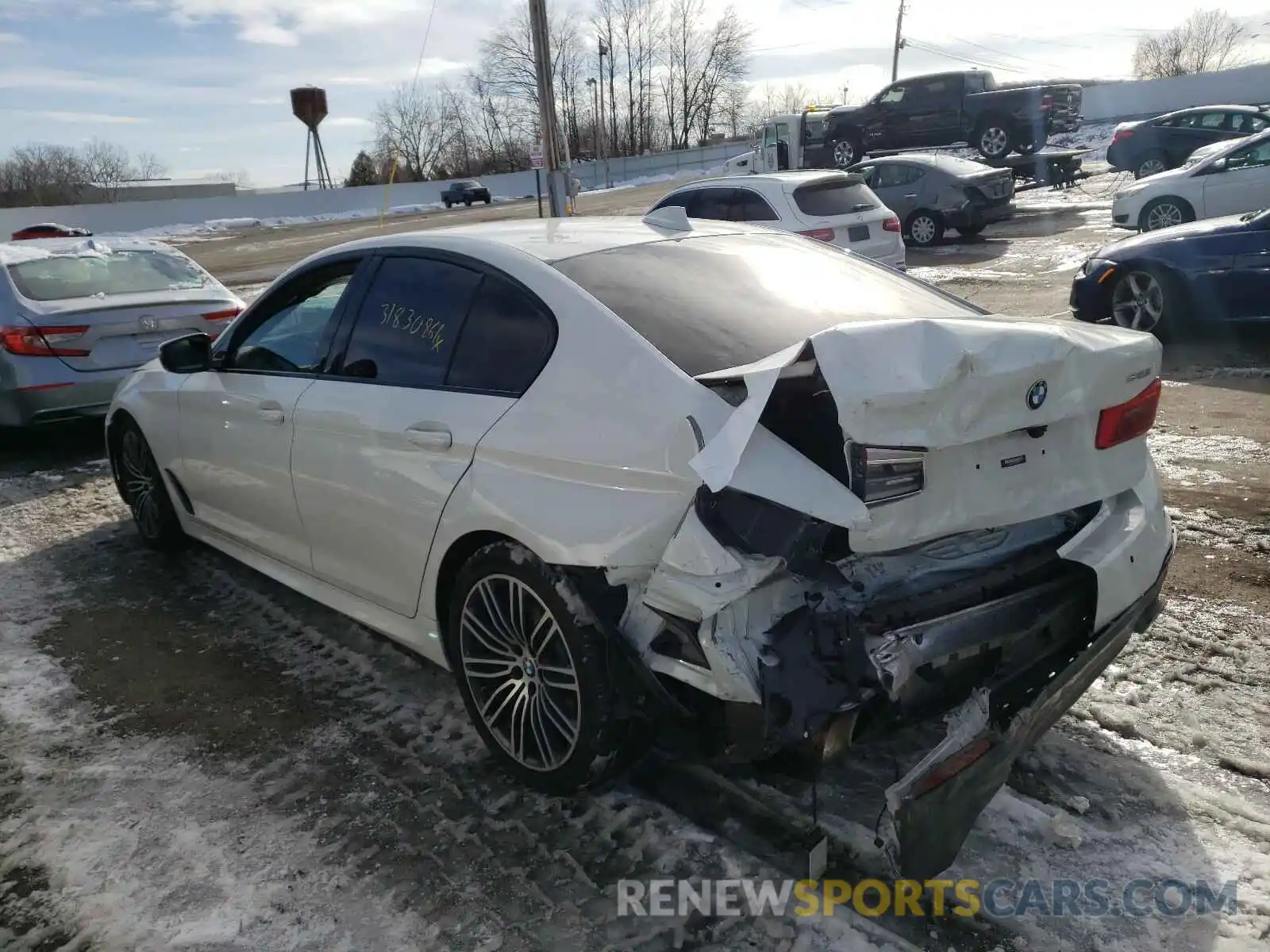 3 Photograph of a damaged car WBAJE7C55KWW23780 BMW 5 SERIES 2019