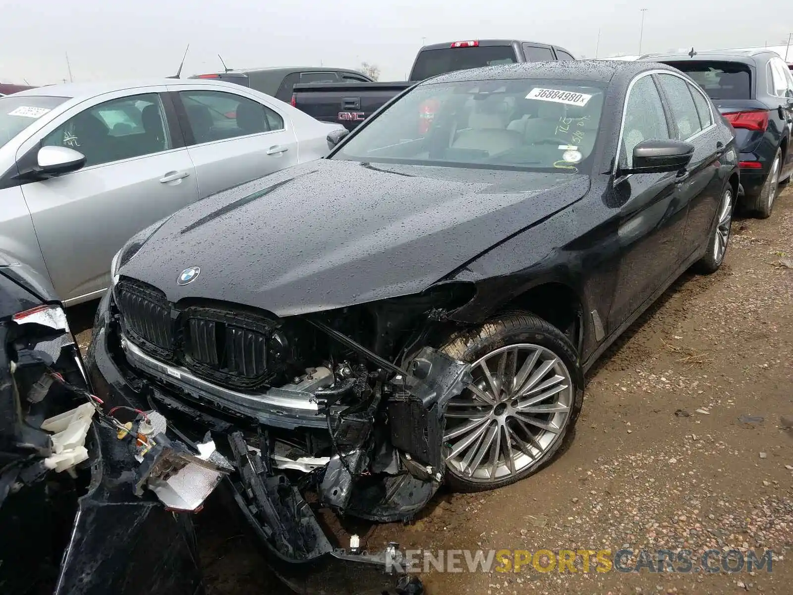 2 Photograph of a damaged car WBAJE7C56KWD55146 BMW 5 SERIES 2019