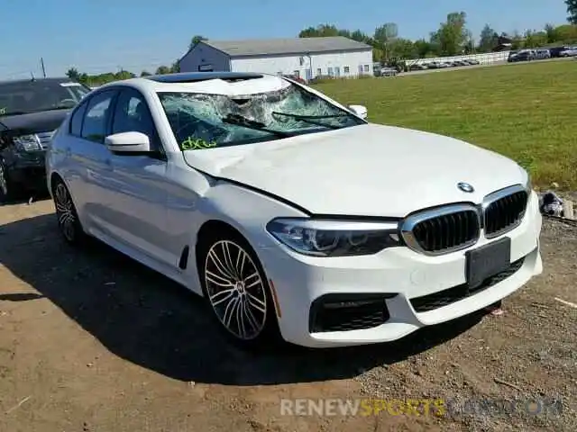 1 Фотография поврежденного автомобиля WBAJE7C56KWW10858 BMW 5 SERIES 2019