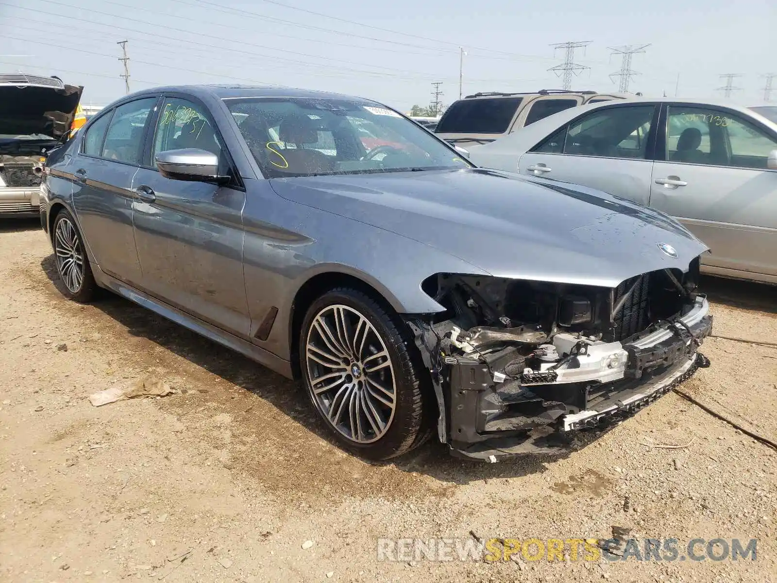 1 Photograph of a damaged car WBAJE7C57KWW10285 BMW 5 SERIES 2019