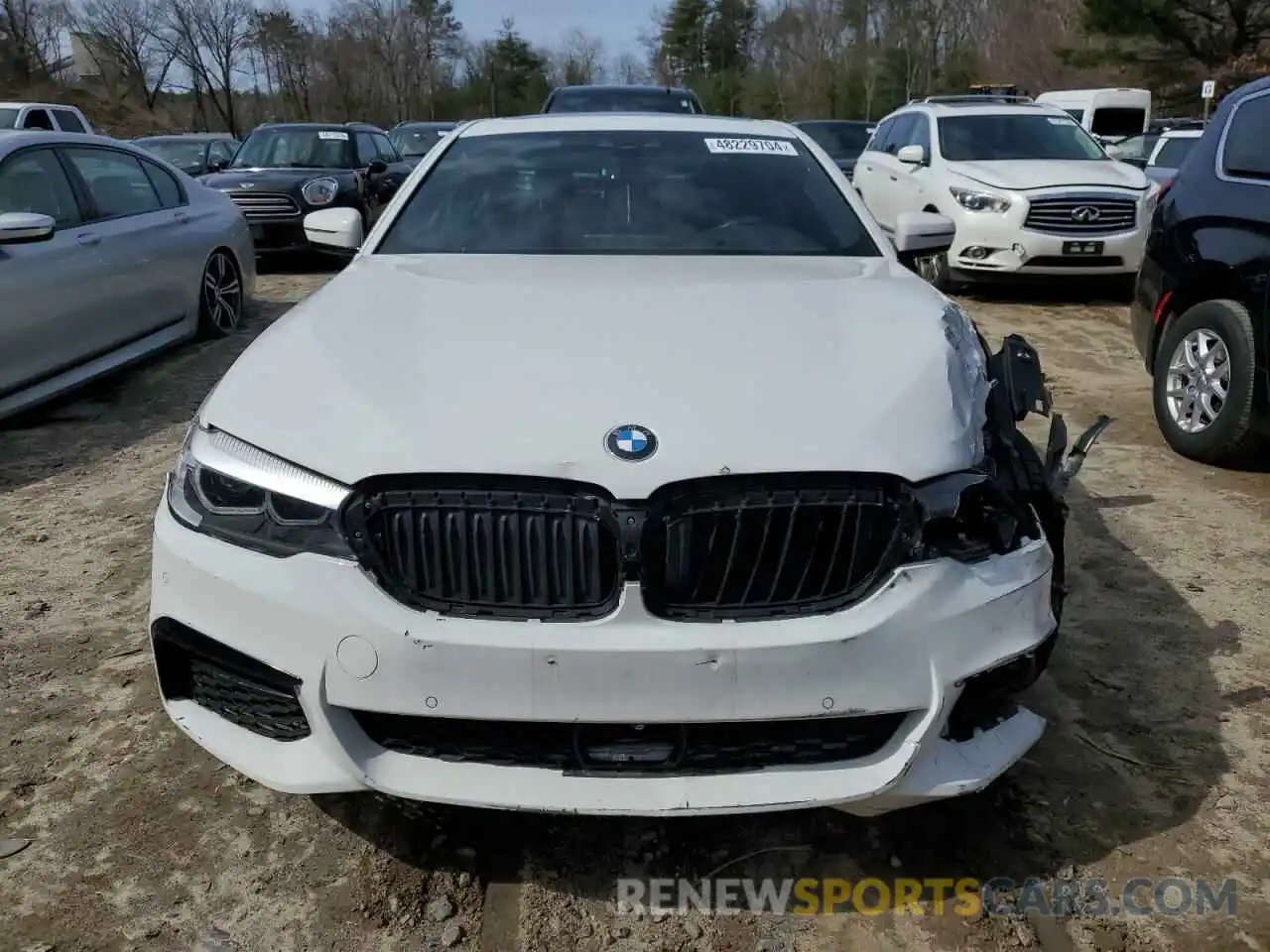 5 Photograph of a damaged car WBAJE7C57KWW20962 BMW 5 SERIES 2019