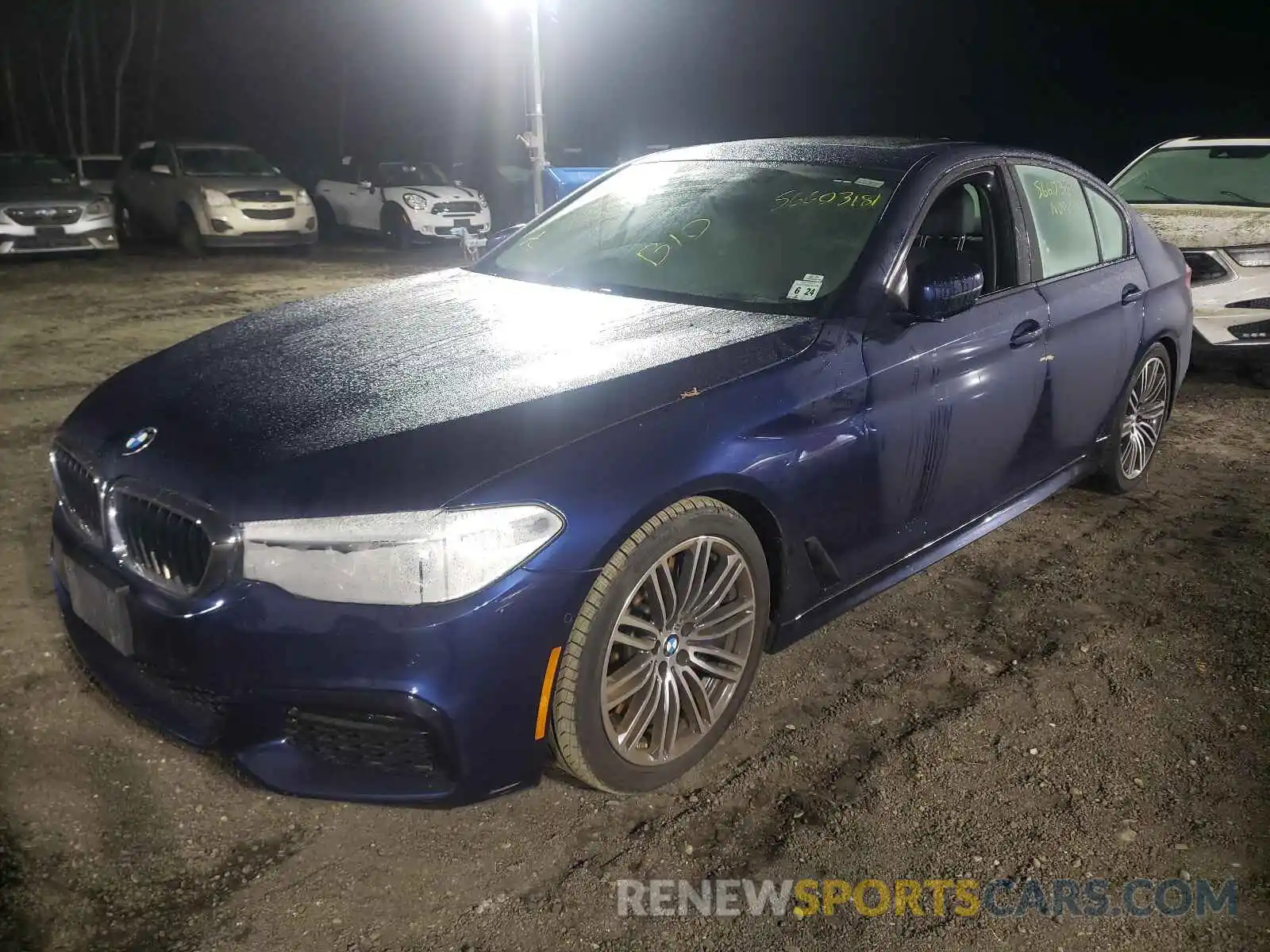 2 Photograph of a damaged car WBAJE7C57KWW24963 BMW 5 SERIES 2019