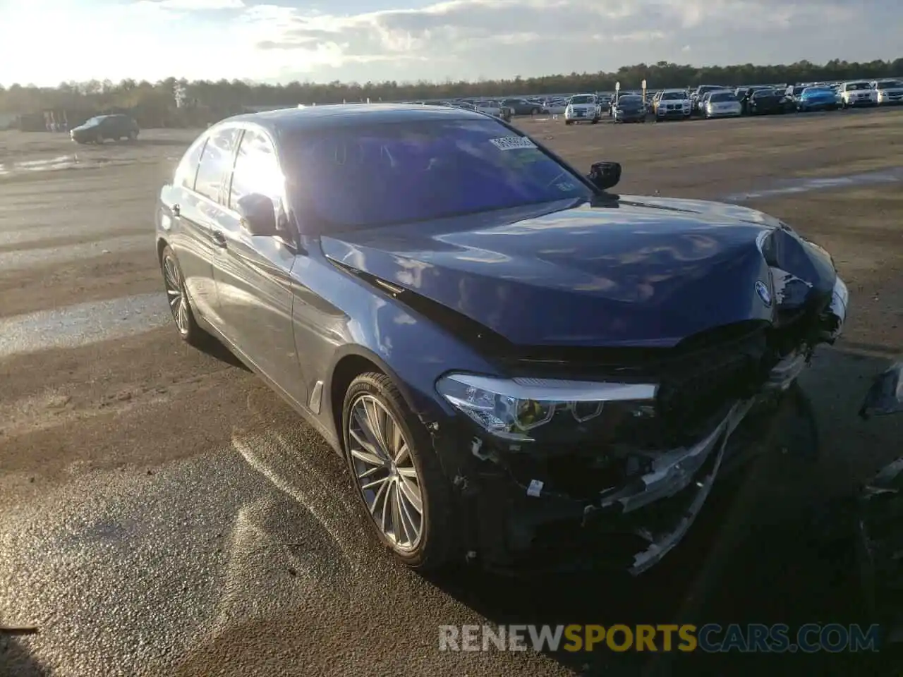 1 Photograph of a damaged car WBAJE7C58KWW11400 BMW 5 SERIES 2019