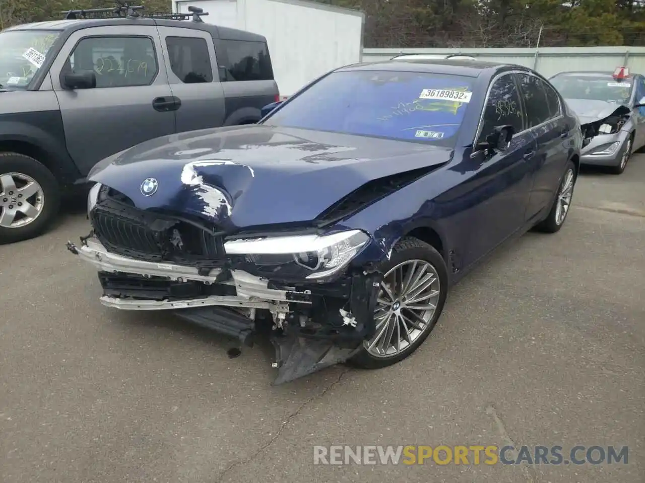 2 Photograph of a damaged car WBAJE7C58KWW11400 BMW 5 SERIES 2019