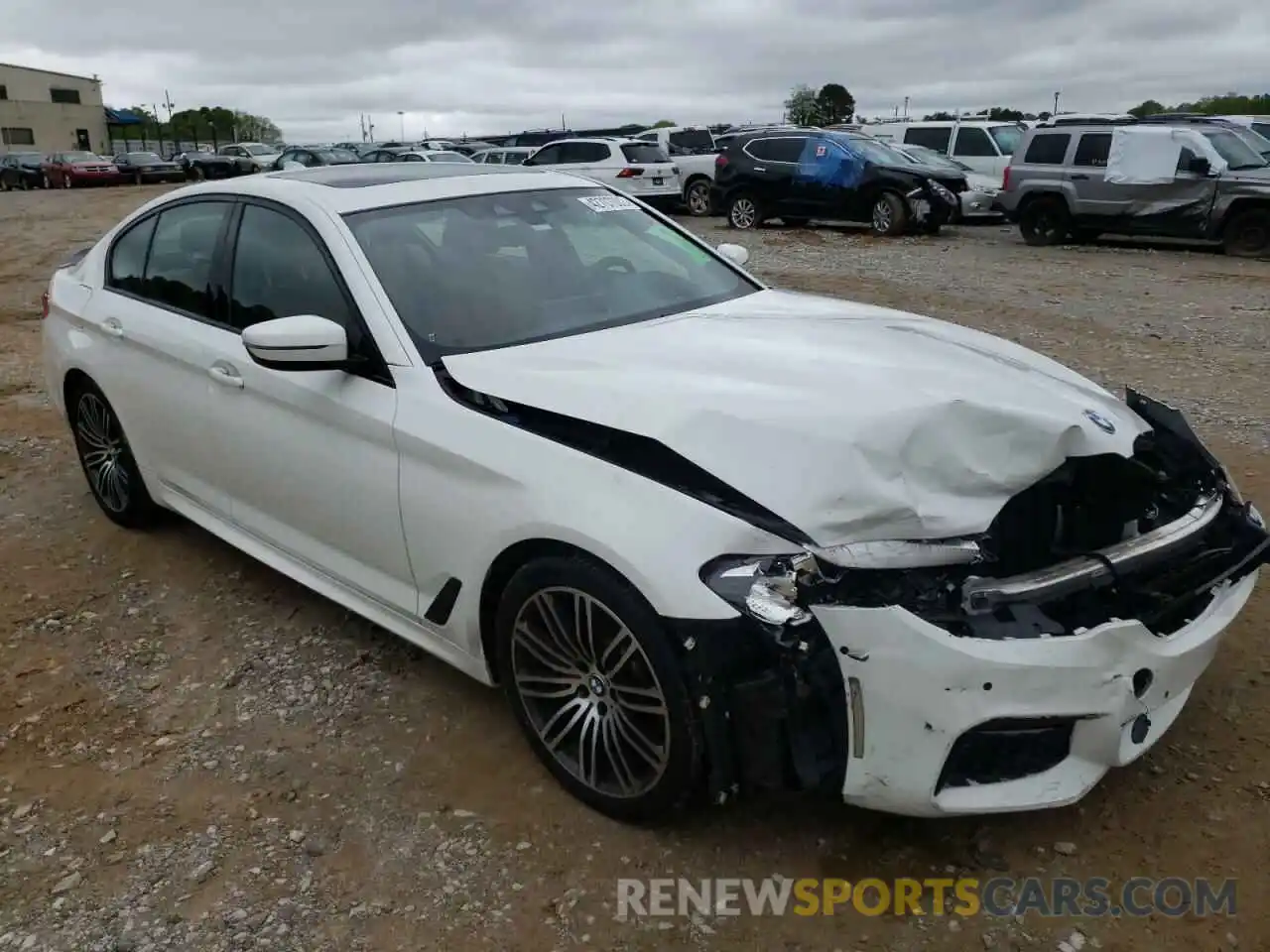 1 Photograph of a damaged car WBAJE7C58KWW18816 BMW 5 SERIES 2019