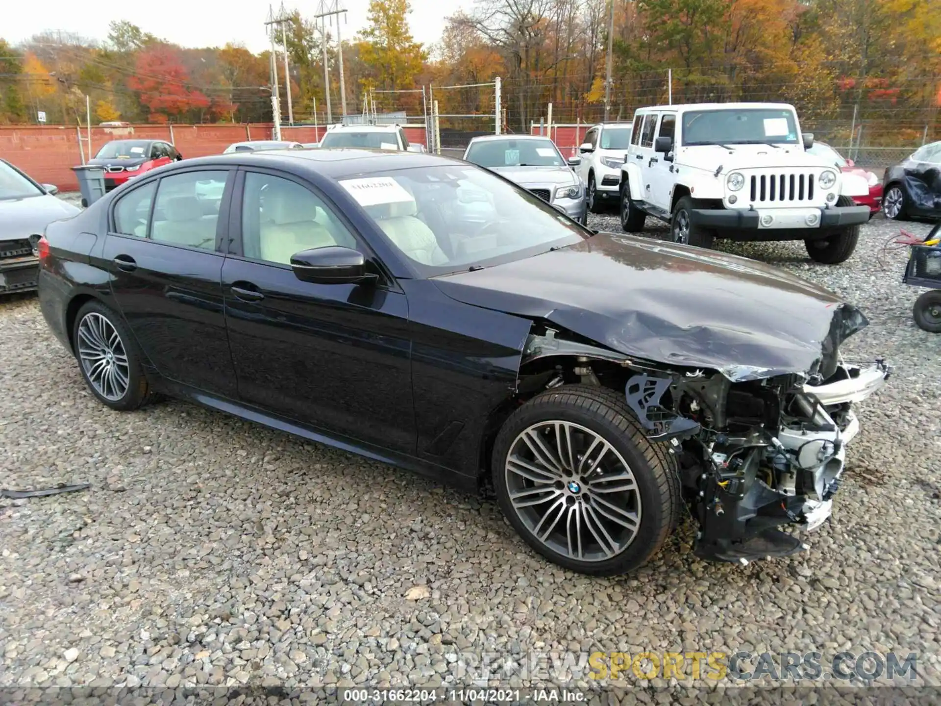 1 Photograph of a damaged car WBAJE7C58KWW20887 BMW 5 SERIES 2019