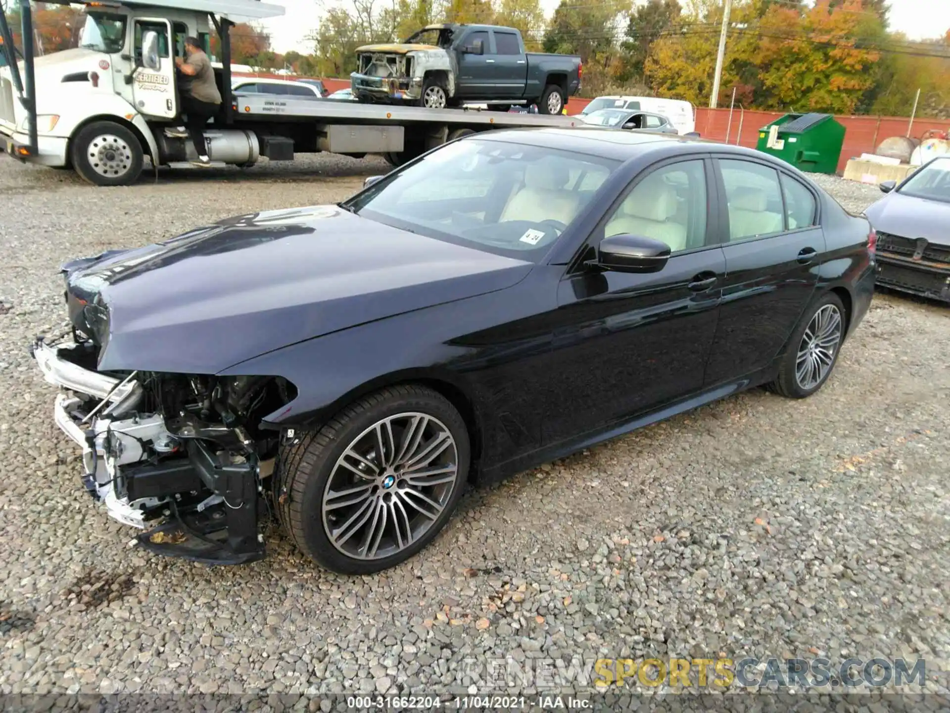 2 Photograph of a damaged car WBAJE7C58KWW20887 BMW 5 SERIES 2019