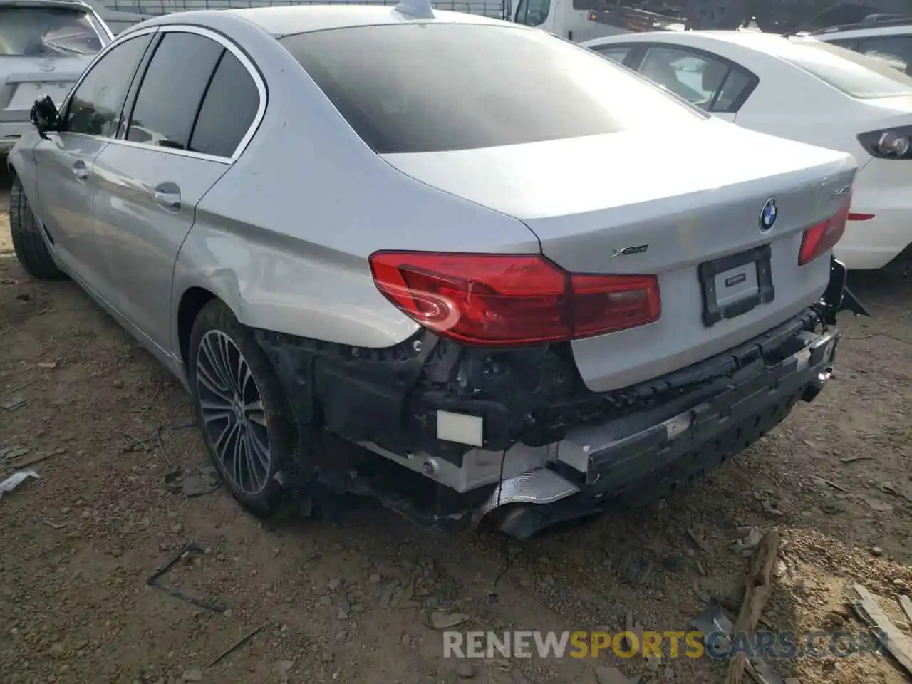 3 Photograph of a damaged car WBAJE7C59KWD53956 BMW 5 SERIES 2019