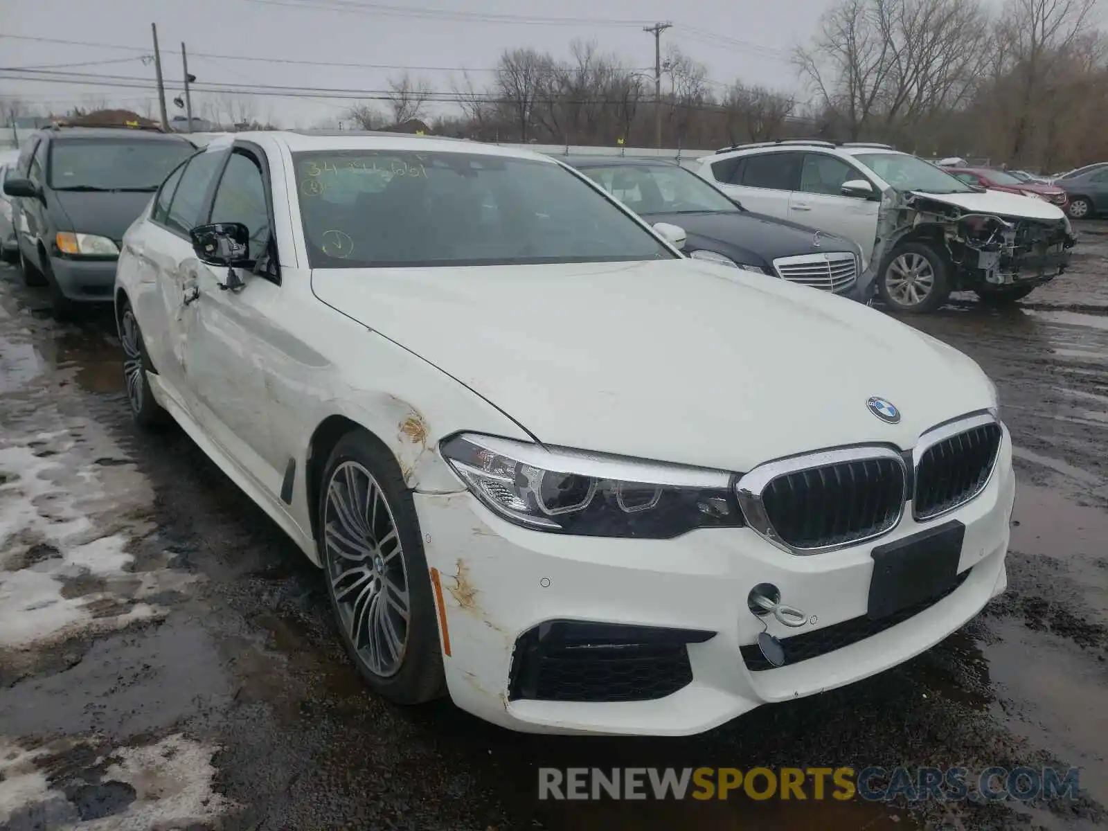 1 Photograph of a damaged car WBAJE7C59KWW35463 BMW 5 SERIES 2019