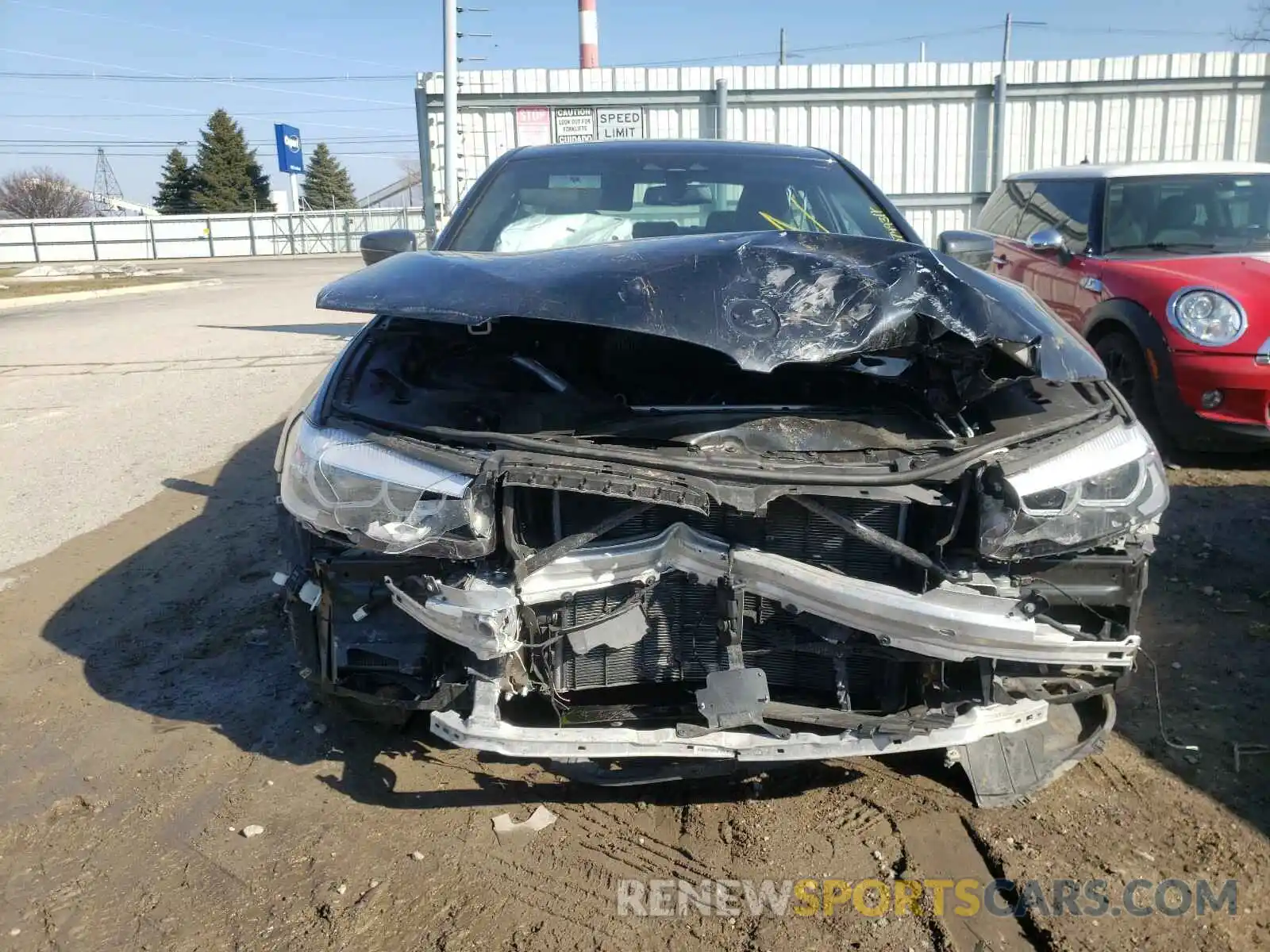 9 Photograph of a damaged car WBAJE7C5XKWW10832 BMW 5 SERIES 2019