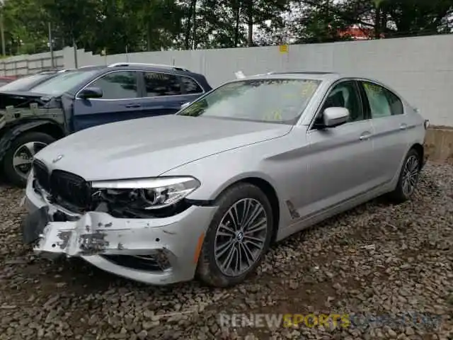 2 Фотография поврежденного автомобиля WBAJE7C5XKWW17022 BMW 5 SERIES 2019