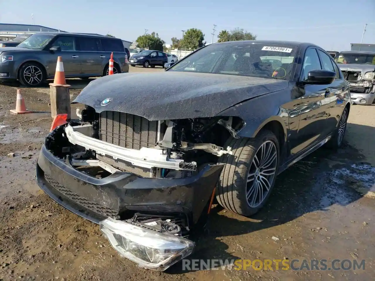 2 Photograph of a damaged car WBAJA9C01LCD39810 BMW 5 SERIES 2020