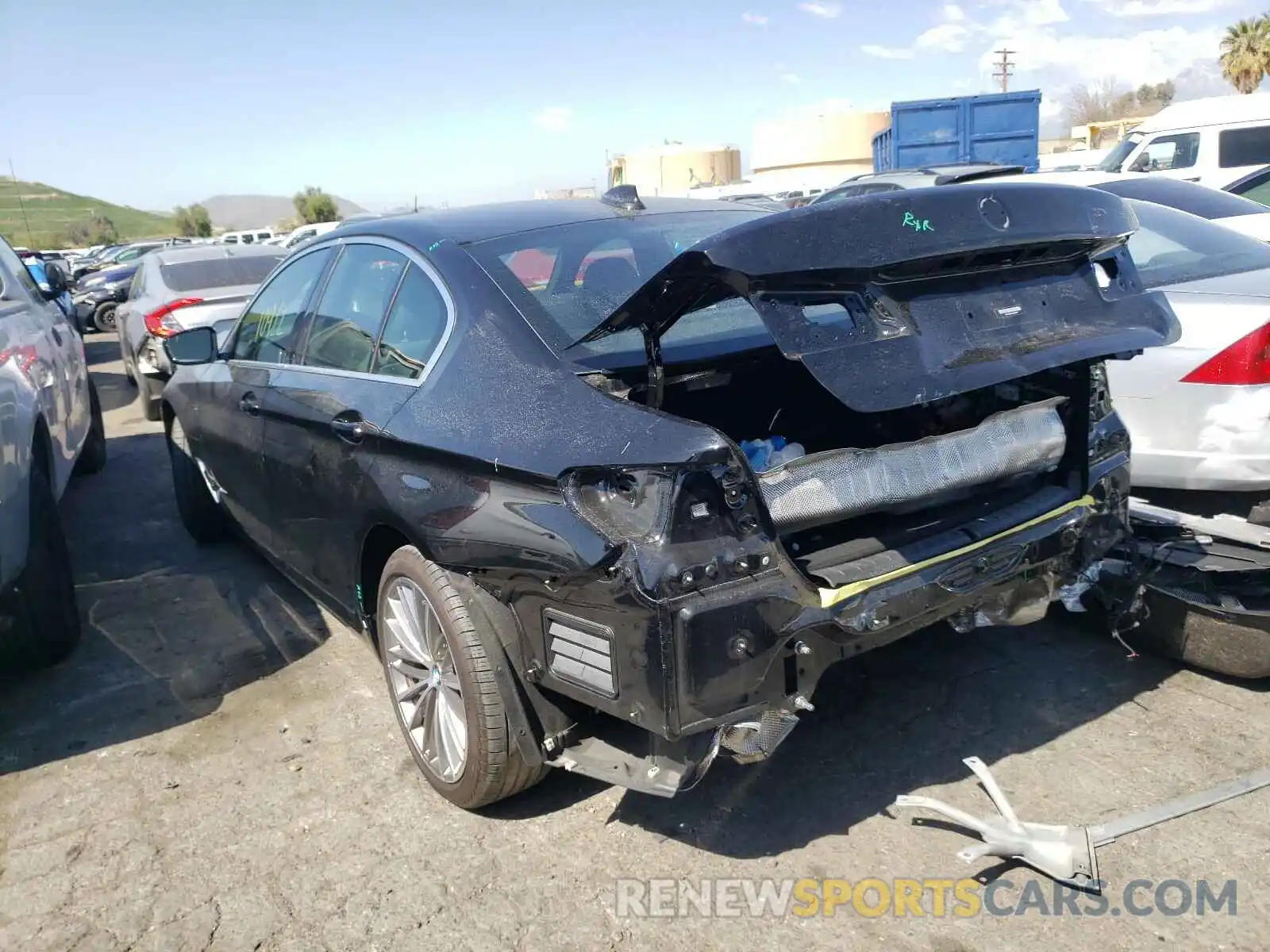 3 Фотография поврежденного автомобиля WBAJA9C05LCD35064 BMW 5 SERIES 2020