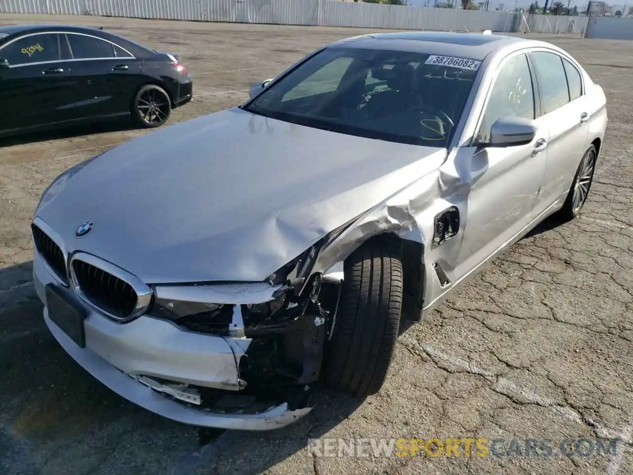 2 Photograph of a damaged car WBAJA9C07LCD47491 BMW 5 SERIES 2020