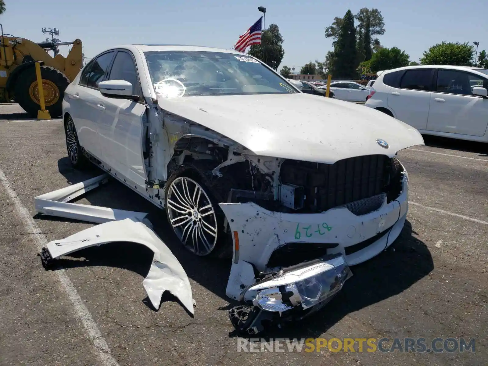 1 Photograph of a damaged car WBAJA9C08LCD08974 BMW 5 SERIES 2020