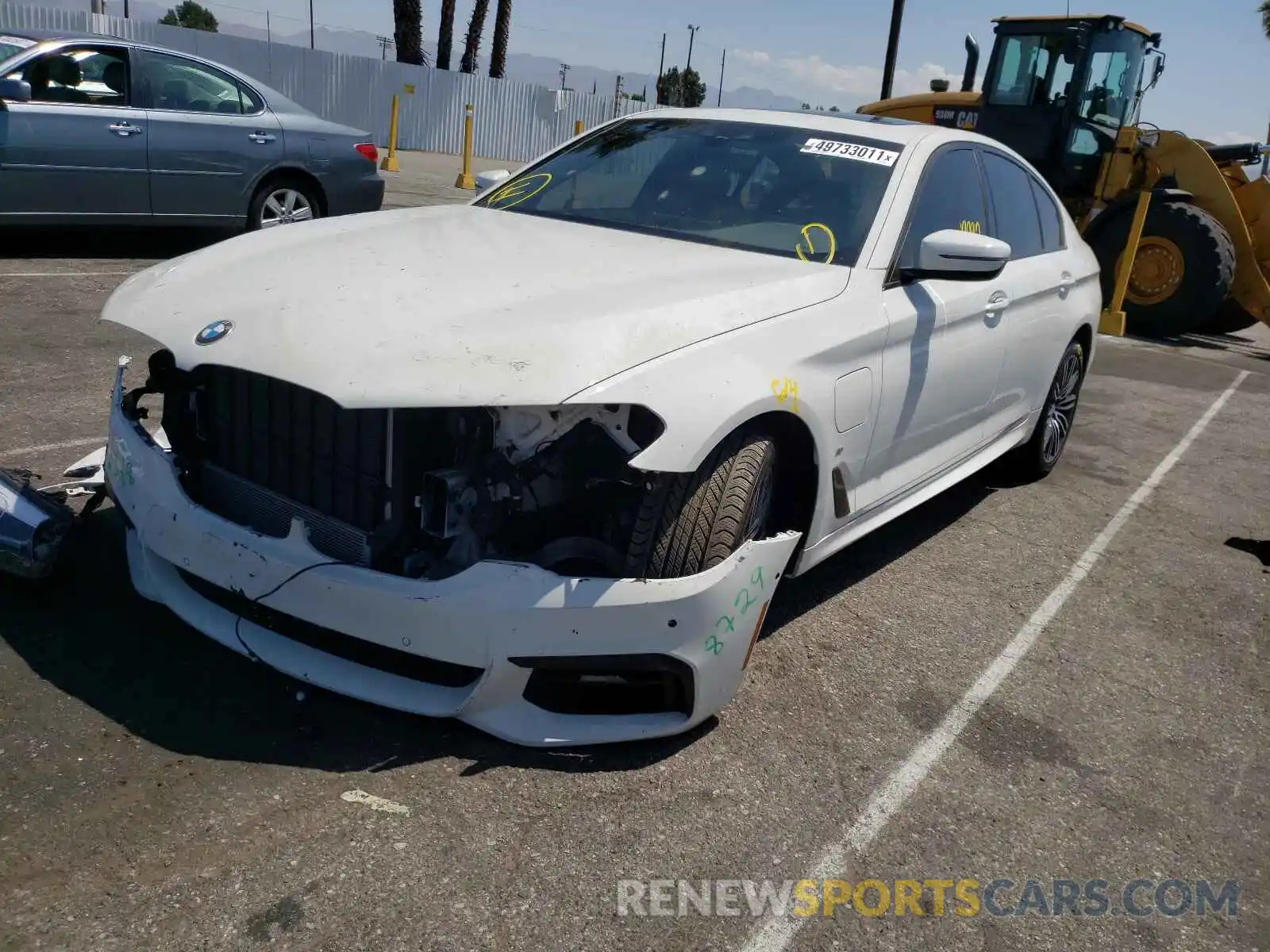 2 Photograph of a damaged car WBAJA9C08LCD08974 BMW 5 SERIES 2020