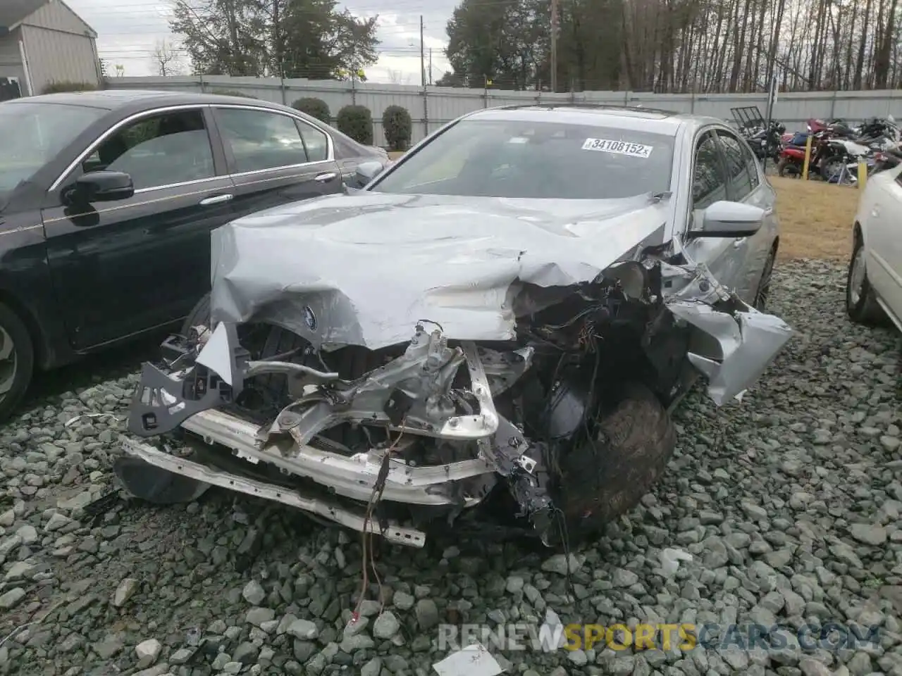 2 Photograph of a damaged car WBAJR3C00LCD07064 BMW 5 SERIES 2020