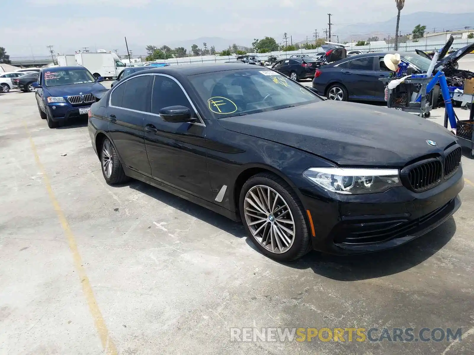 1 Photograph of a damaged car WBAJR3C00LCD58614 BMW 5 SERIES 2020