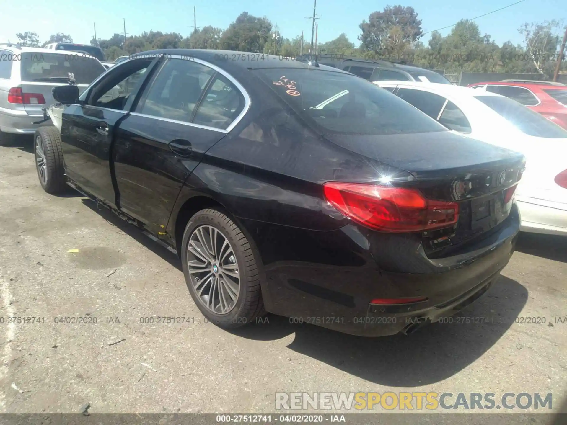 3 Photograph of a damaged car WBAJR3C00LWW67690 BMW 5 SERIES 2020