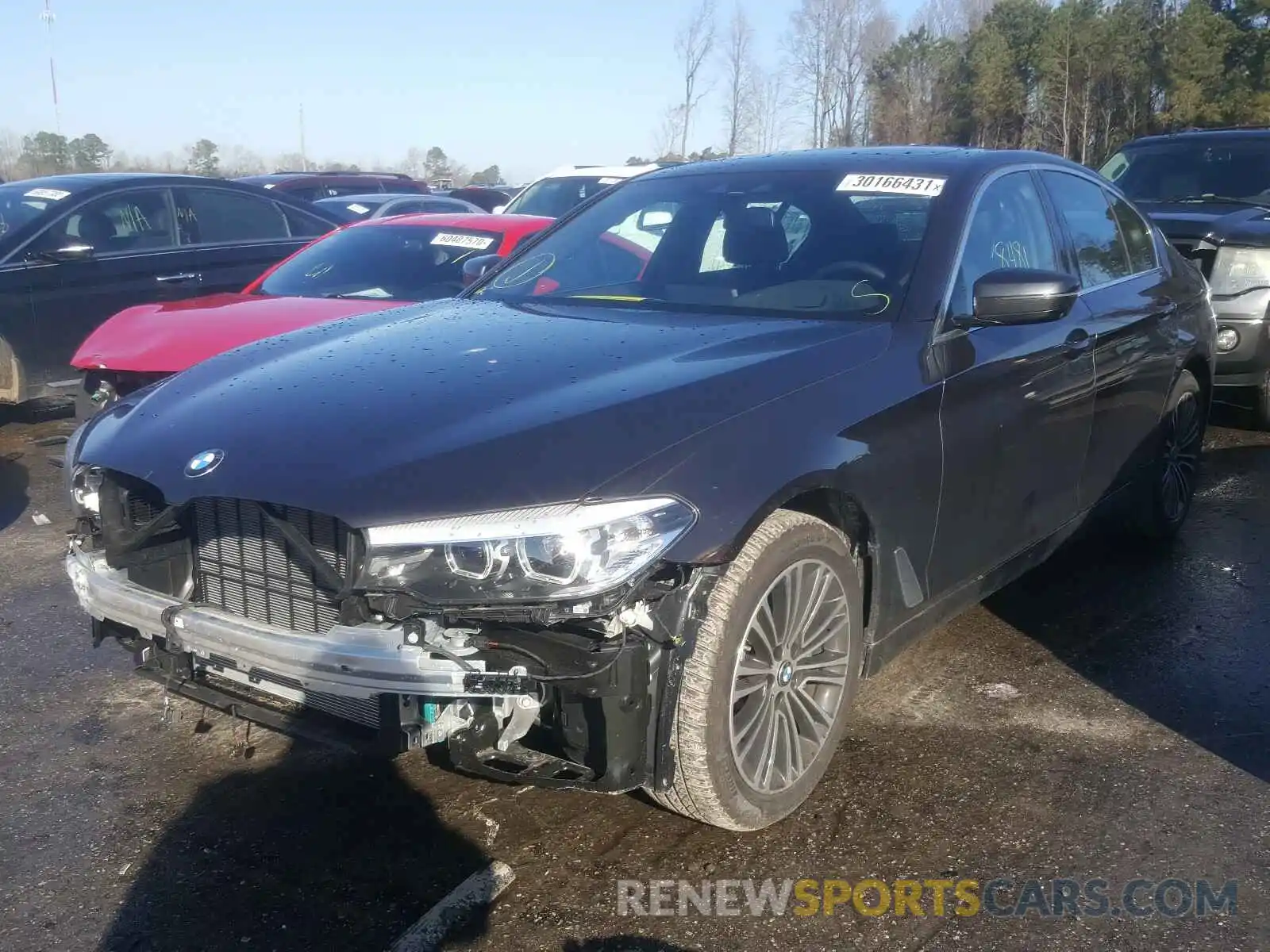 2 Photograph of a damaged car WBAJR3C00LWW70170 BMW 5 SERIES 2020