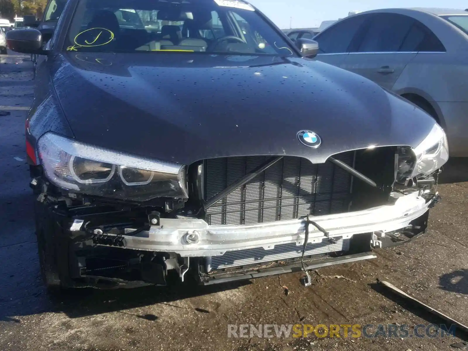 9 Фотография поврежденного автомобиля WBAJR3C00LWW70170 BMW 5 SERIES 2020