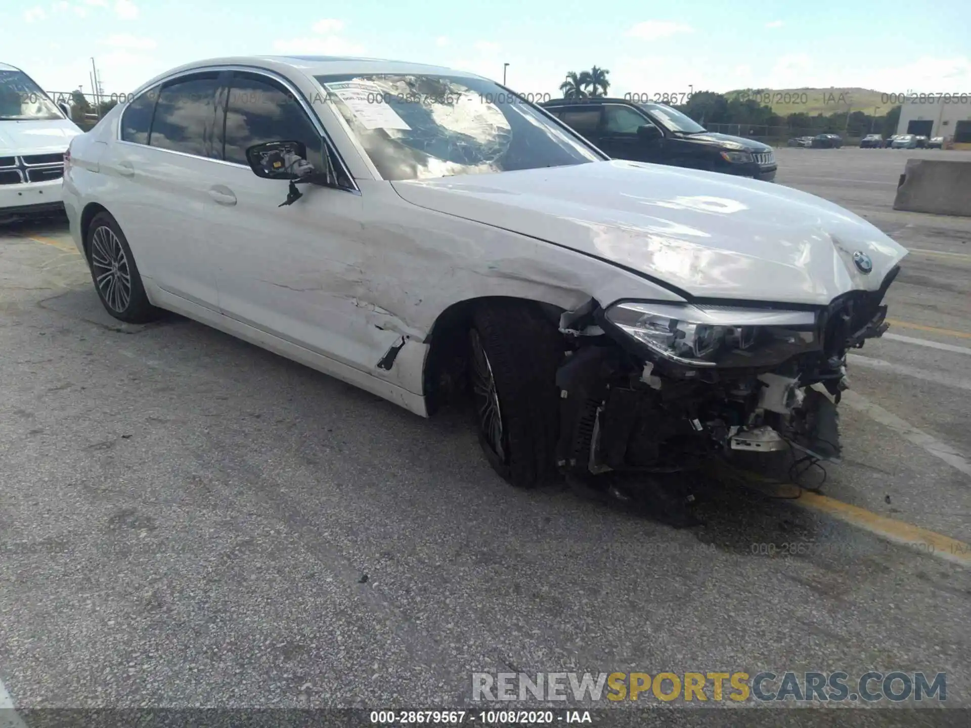 1 Photograph of a damaged car WBAJR3C01LCD05694 BMW 5 SERIES 2020