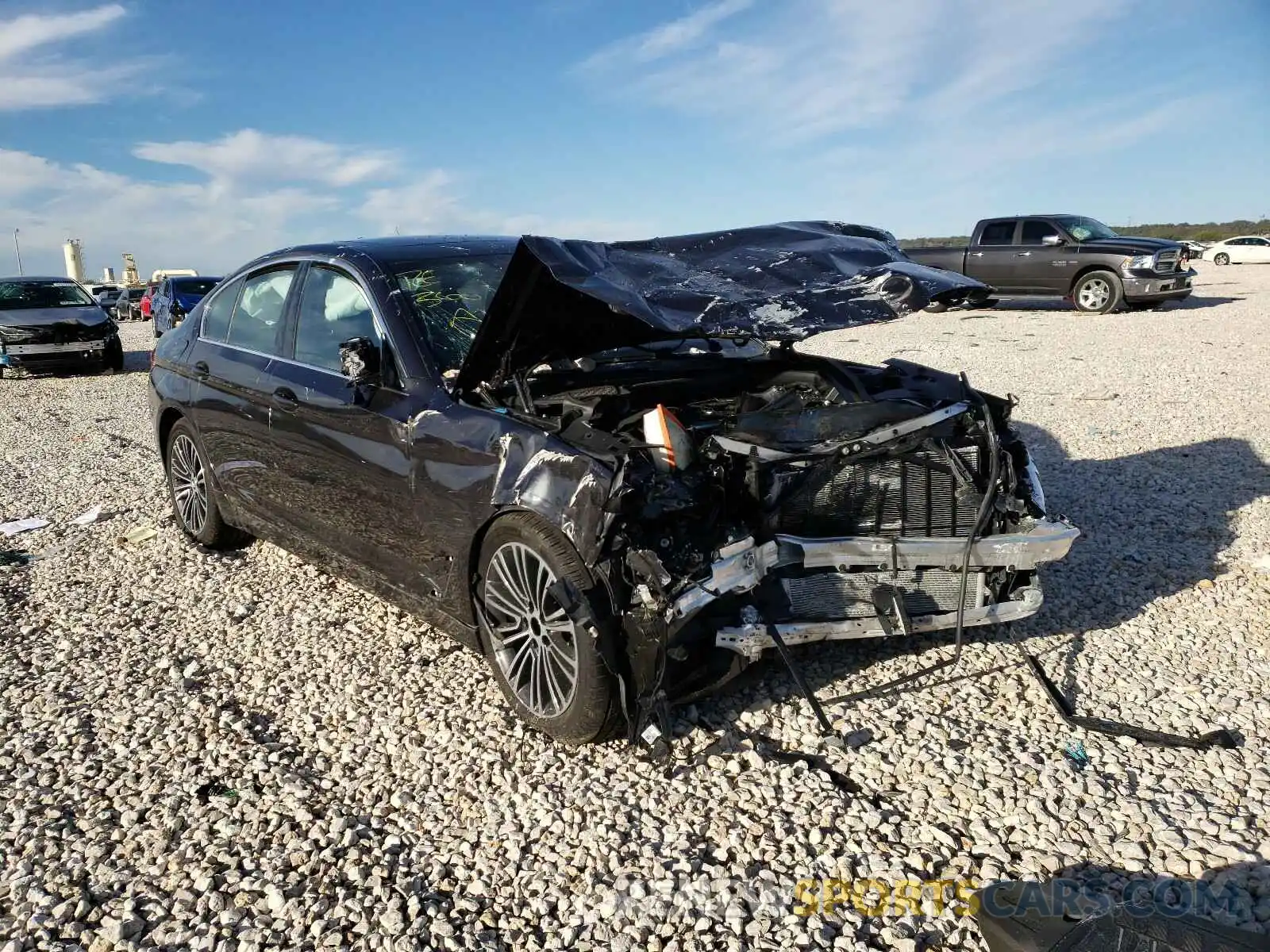 1 Photograph of a damaged car WBAJR3C01LWW63339 BMW 5 SERIES 2020