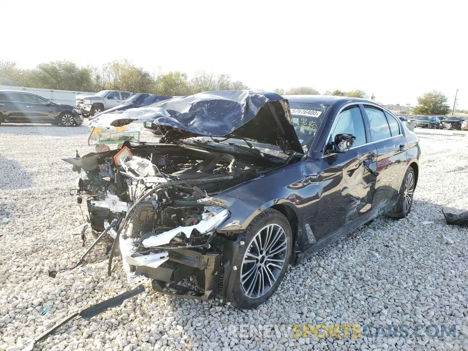 2 Photograph of a damaged car WBAJR3C01LWW63339 BMW 5 SERIES 2020