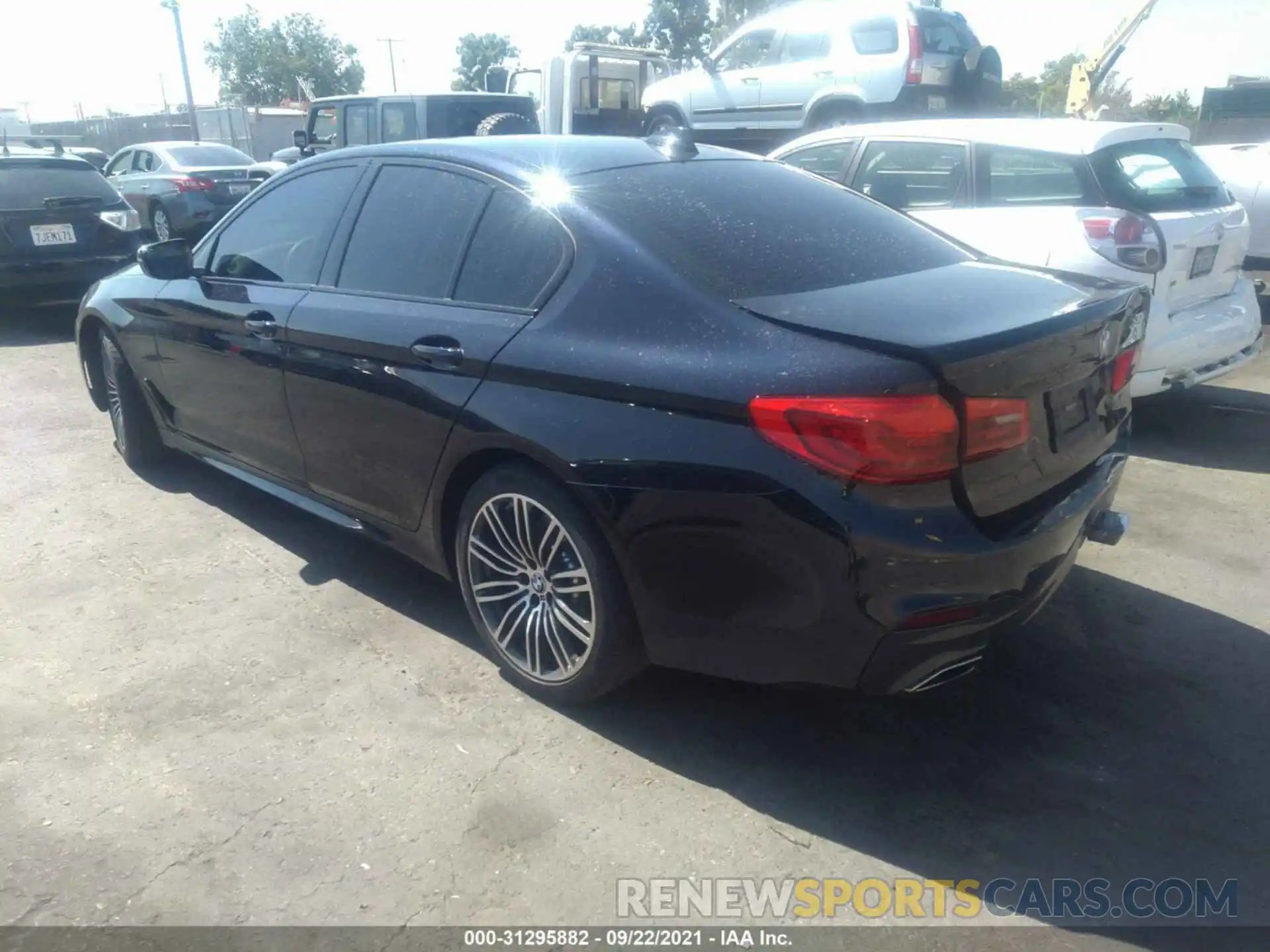 3 Photograph of a damaged car WBAJR3C02LWW69070 BMW 5 SERIES 2020