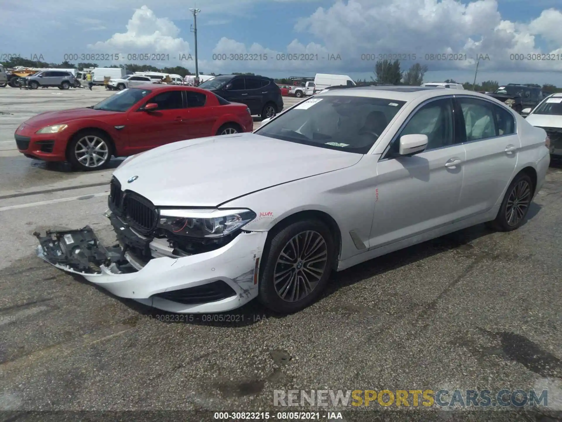 2 Photograph of a damaged car WBAJR3C03LCD03123 BMW 5 SERIES 2020