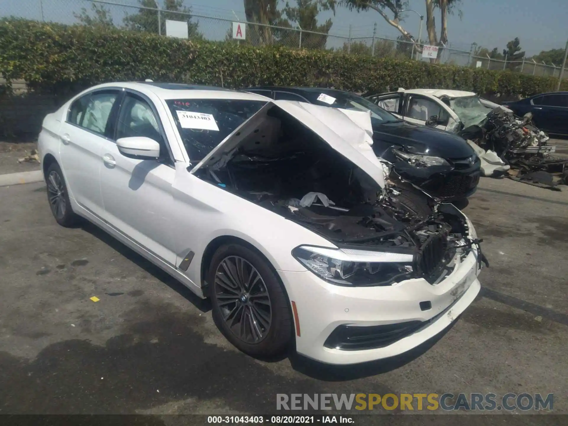 1 Photograph of a damaged car WBAJR3C04LWW53369 BMW 5 SERIES 2020