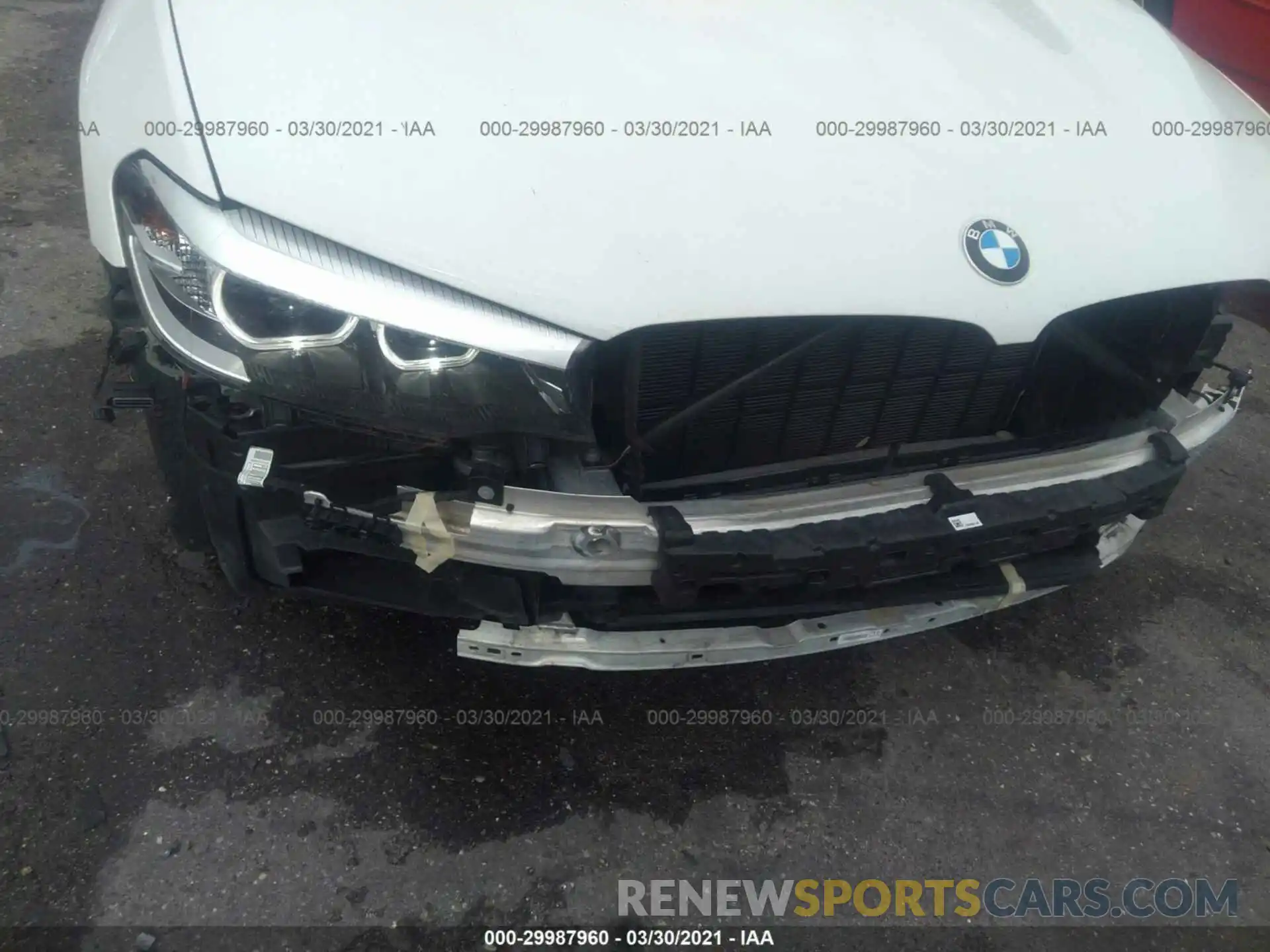 6 Photograph of a damaged car WBAJR3C04LWW58992 BMW 5 SERIES 2020