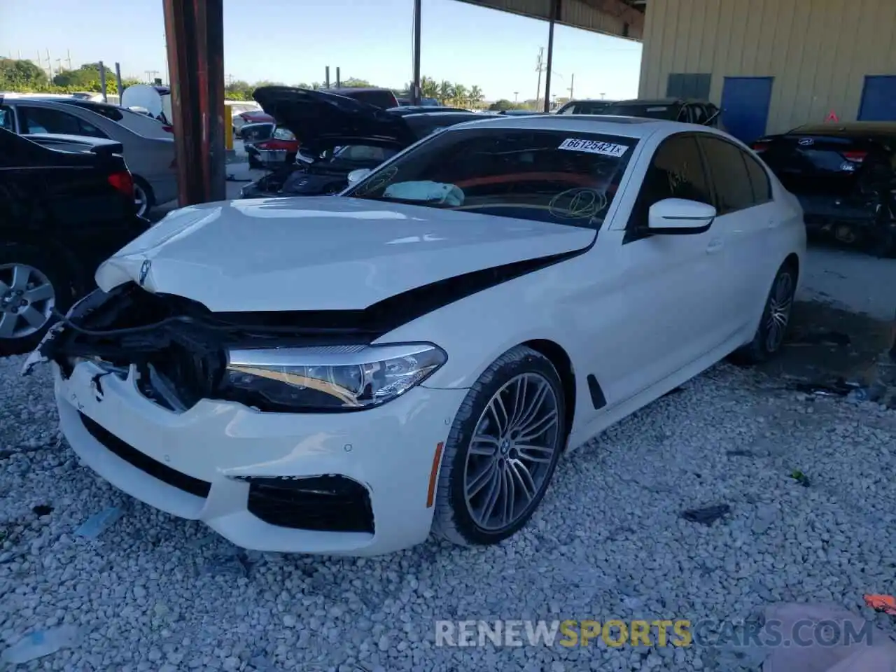 2 Photograph of a damaged car WBAJR3C04LWW68860 BMW 5 SERIES 2020