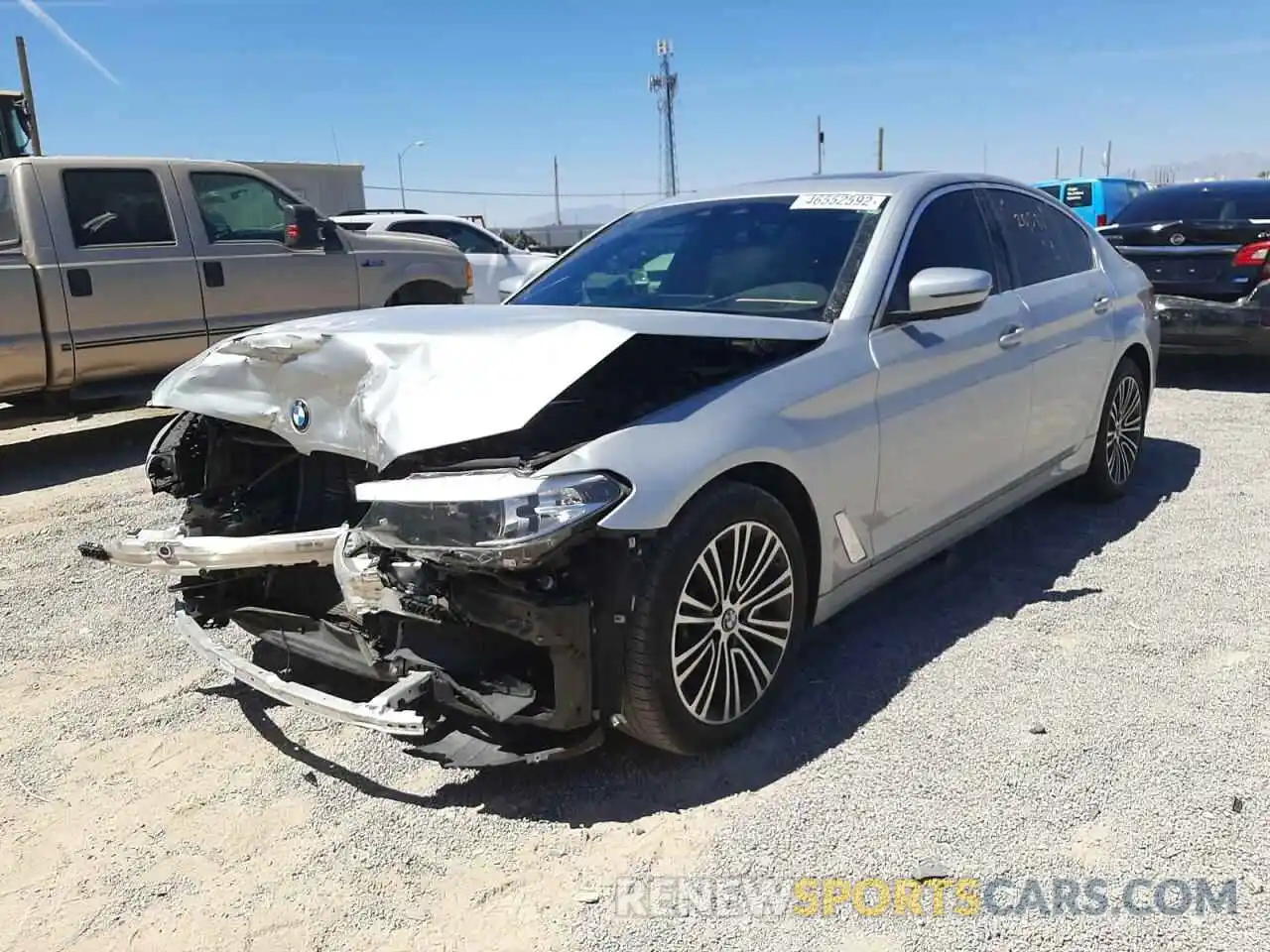 2 Photograph of a damaged car WBAJR3C05LCD69611 BMW 5 SERIES 2020