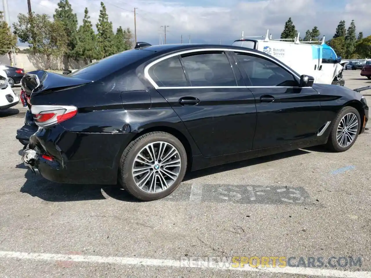 3 Photograph of a damaged car WBAJR3C05LCD71200 BMW 5 SERIES 2020