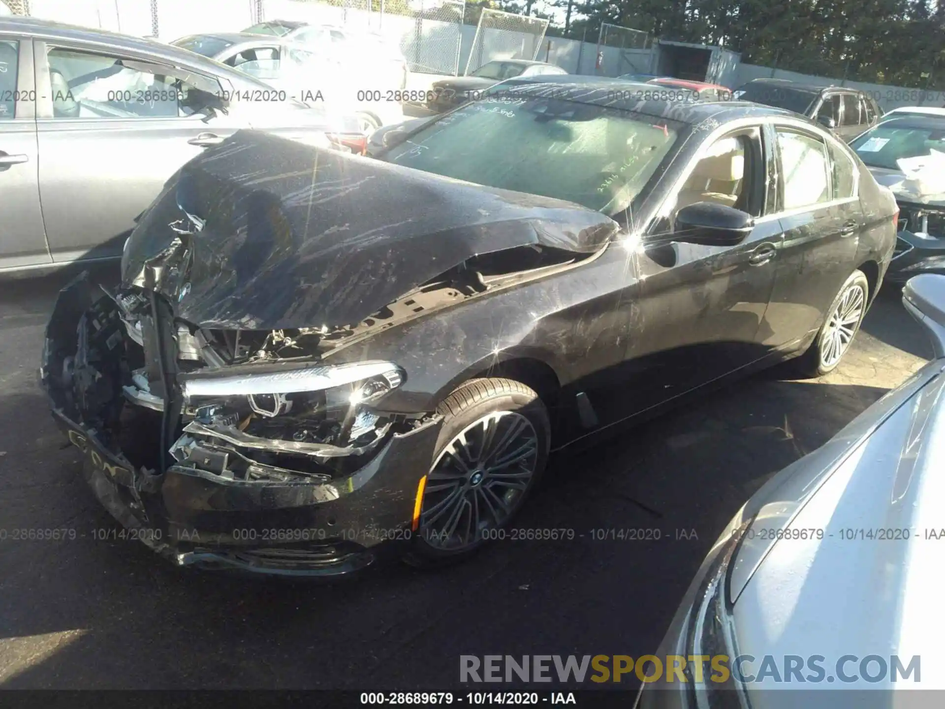 2 Фотография поврежденного автомобиля WBAJR3C05LWW60234 BMW 5 SERIES 2020