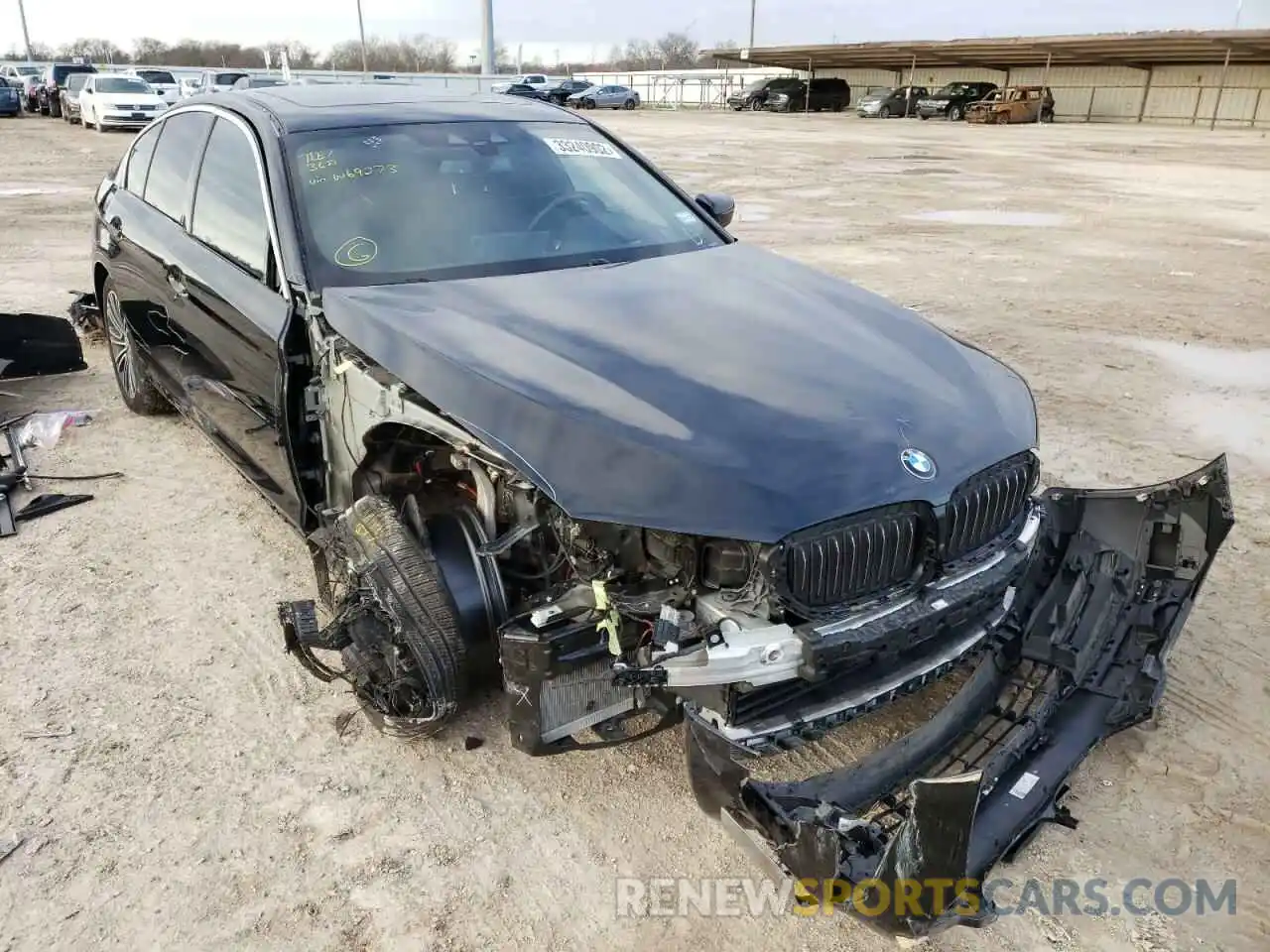 1 Photograph of a damaged car WBAJR3C05LWW69273 BMW 5 SERIES 2020