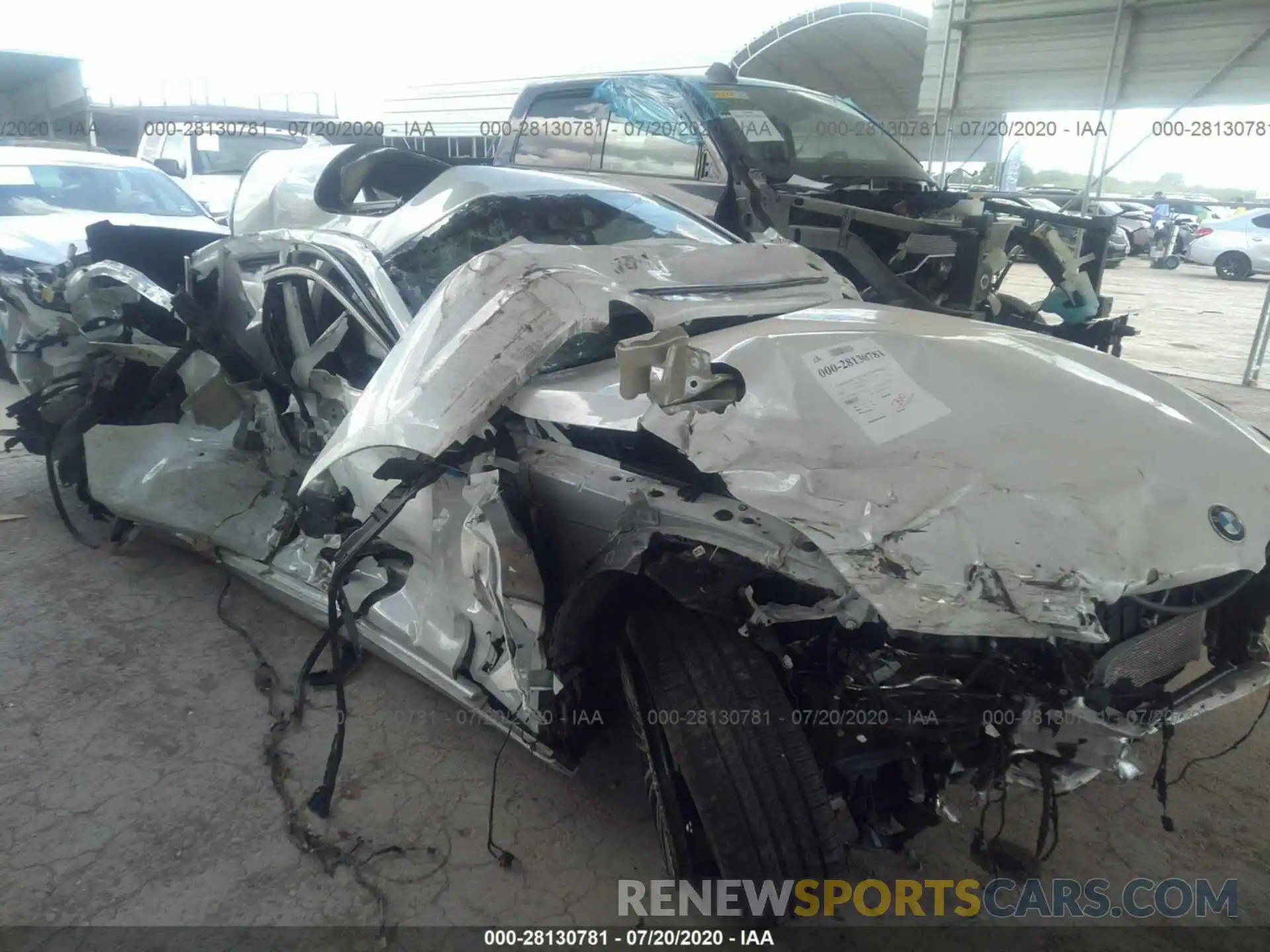 1 Photograph of a damaged car WBAJR3C06LWW59044 BMW 5 SERIES 2020