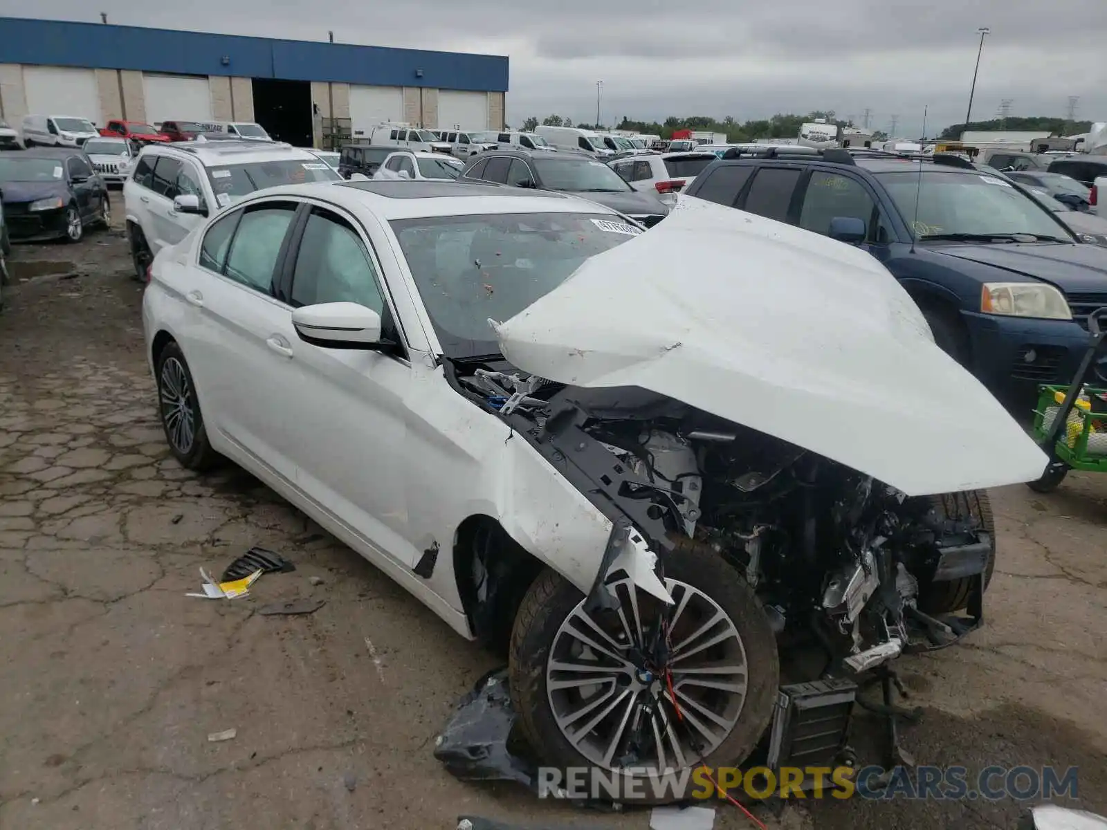 1 Photograph of a damaged car WBAJR3C06LWW59304 BMW 5 SERIES 2020