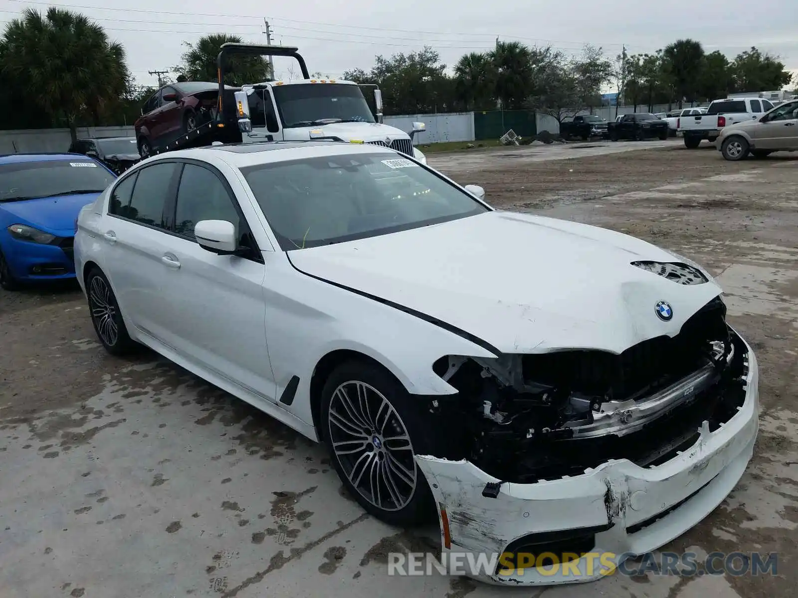 1 Photograph of a damaged car WBAJR3C06LWW70447 BMW 5 SERIES 2020