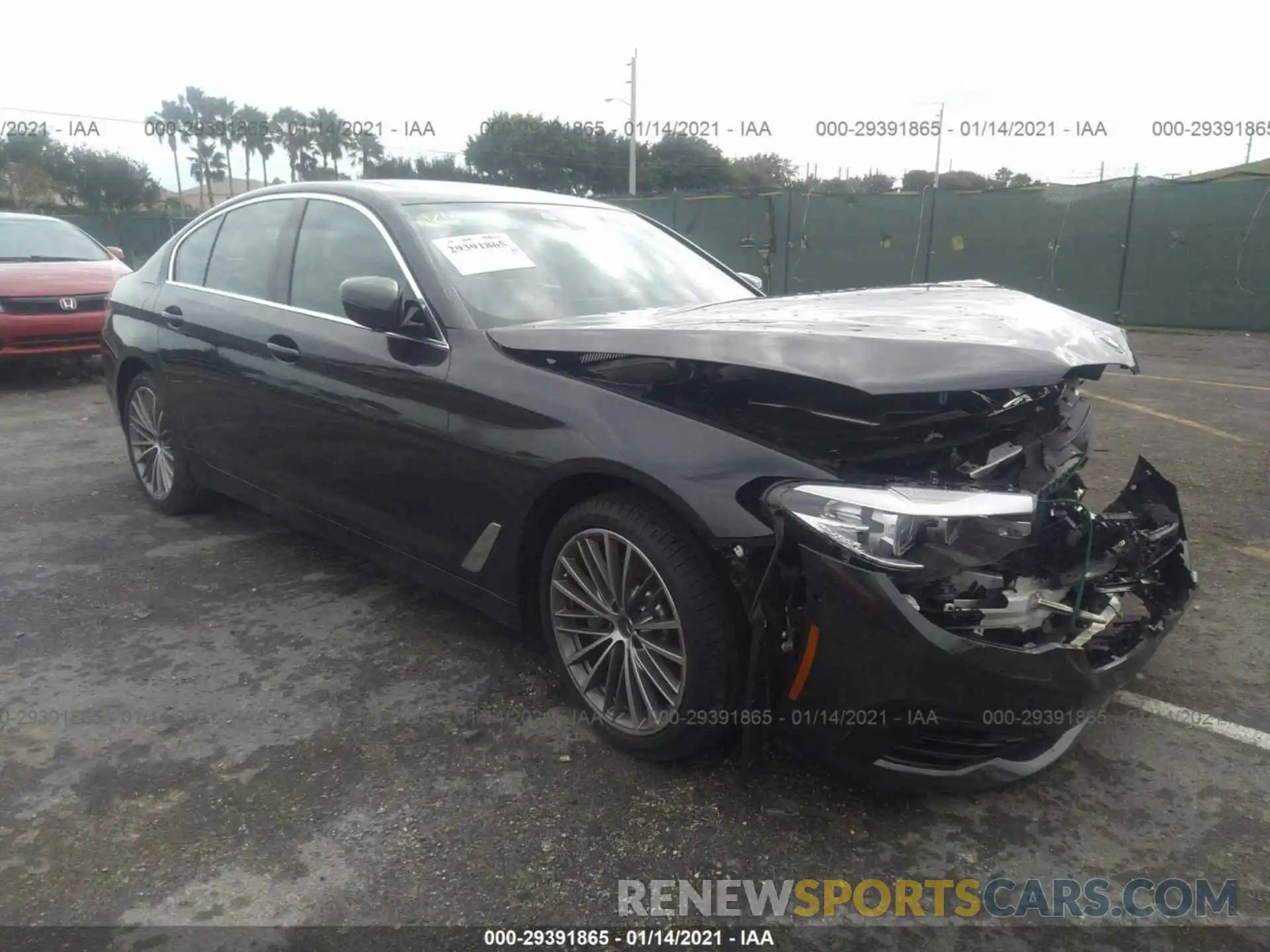 1 Фотография поврежденного автомобиля WBAJR3C06LWW80766 BMW 5 SERIES 2020