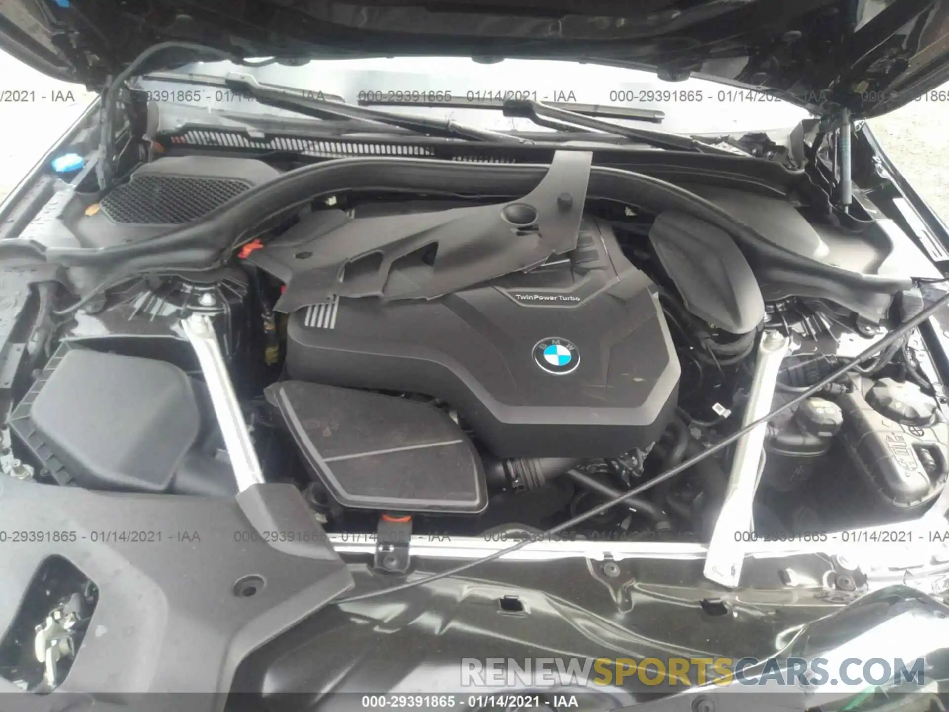 10 Фотография поврежденного автомобиля WBAJR3C06LWW80766 BMW 5 SERIES 2020