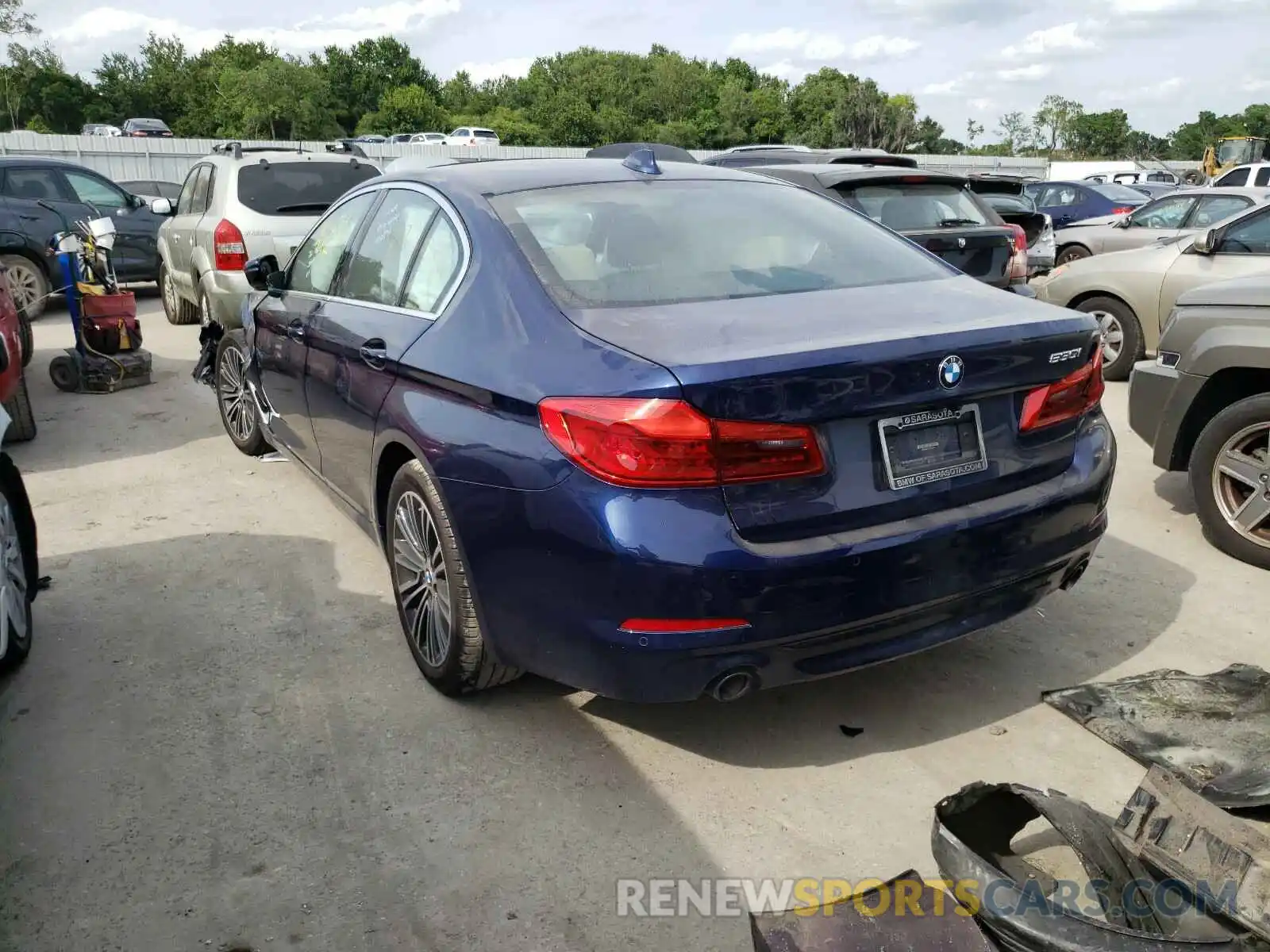 3 Photograph of a damaged car WBAJR3C07LCD59758 BMW 5 SERIES 2020