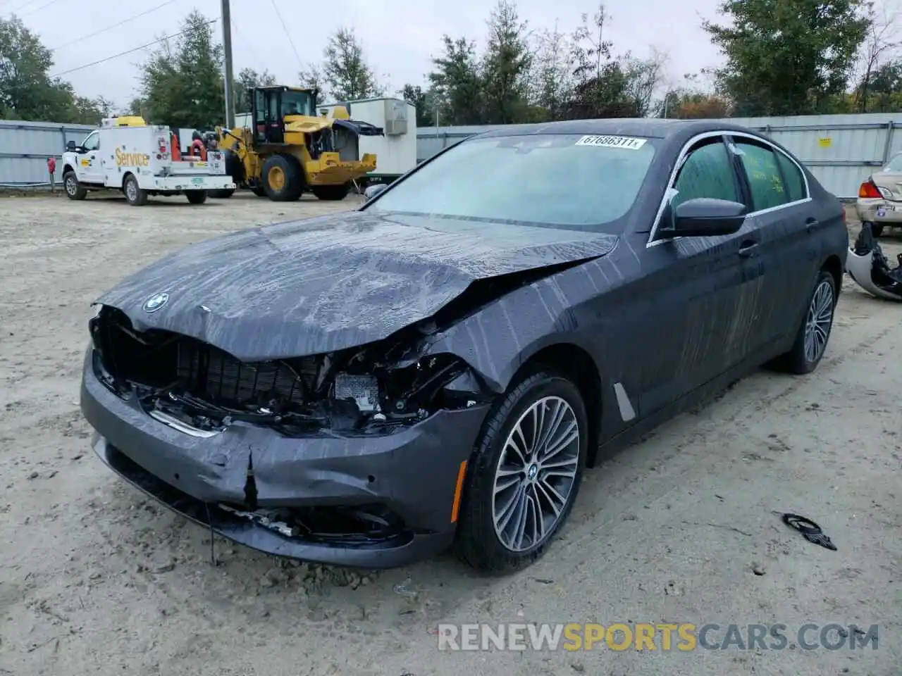 2 Photograph of a damaged car WBAJR3C08LCE03735 BMW 5 SERIES 2020