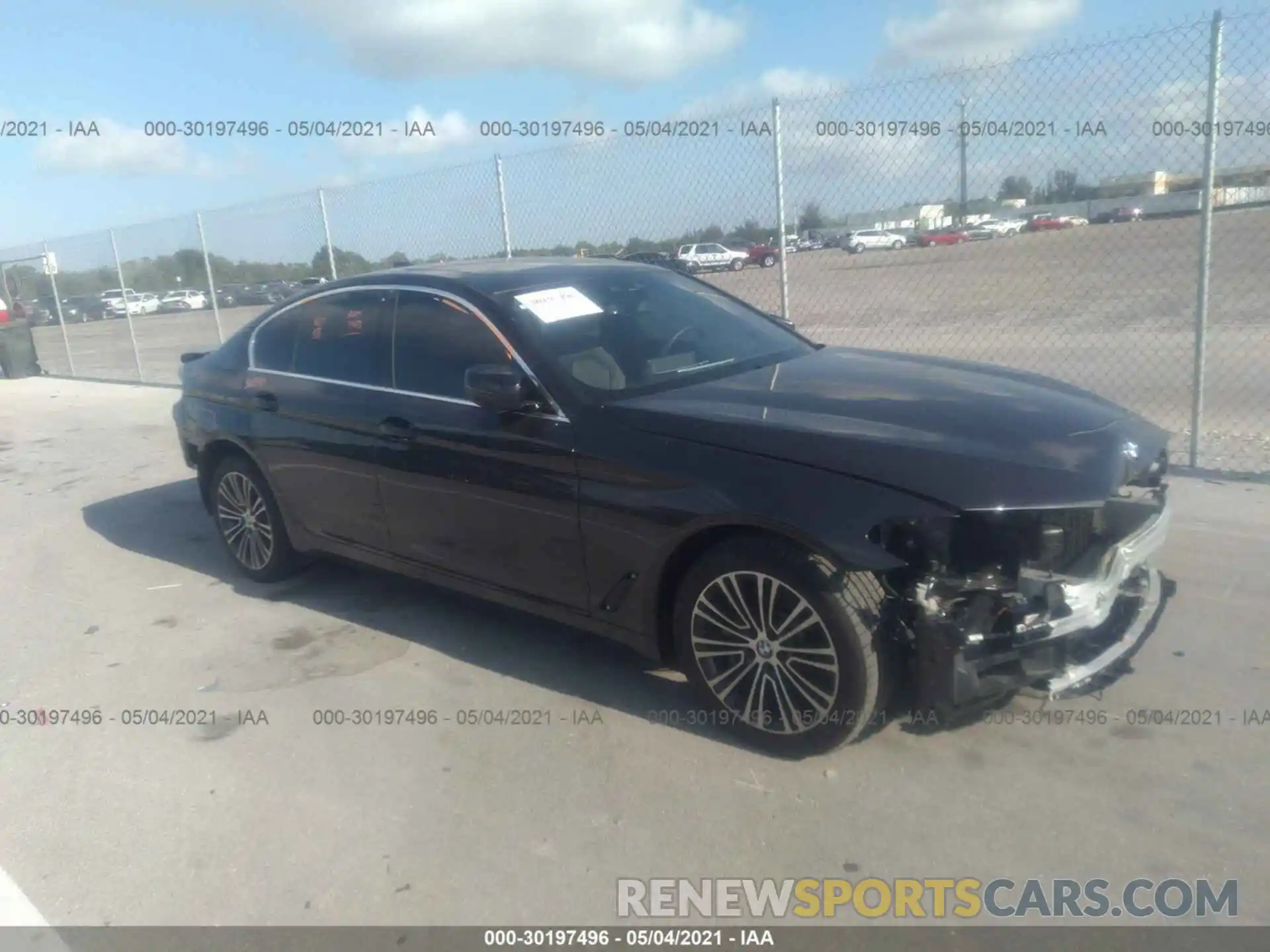 1 Фотография поврежденного автомобиля WBAJR3C08LWW63337 BMW 5 SERIES 2020