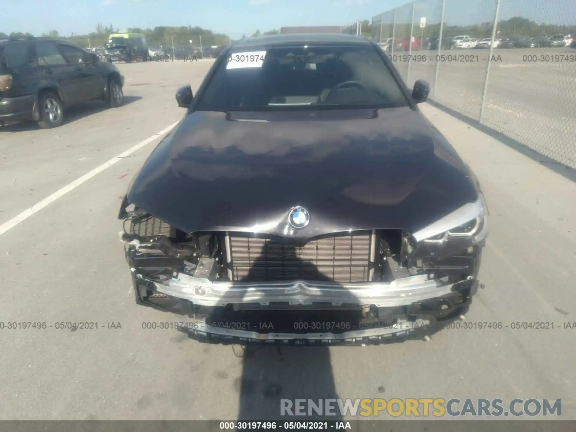 6 Фотография поврежденного автомобиля WBAJR3C08LWW63337 BMW 5 SERIES 2020