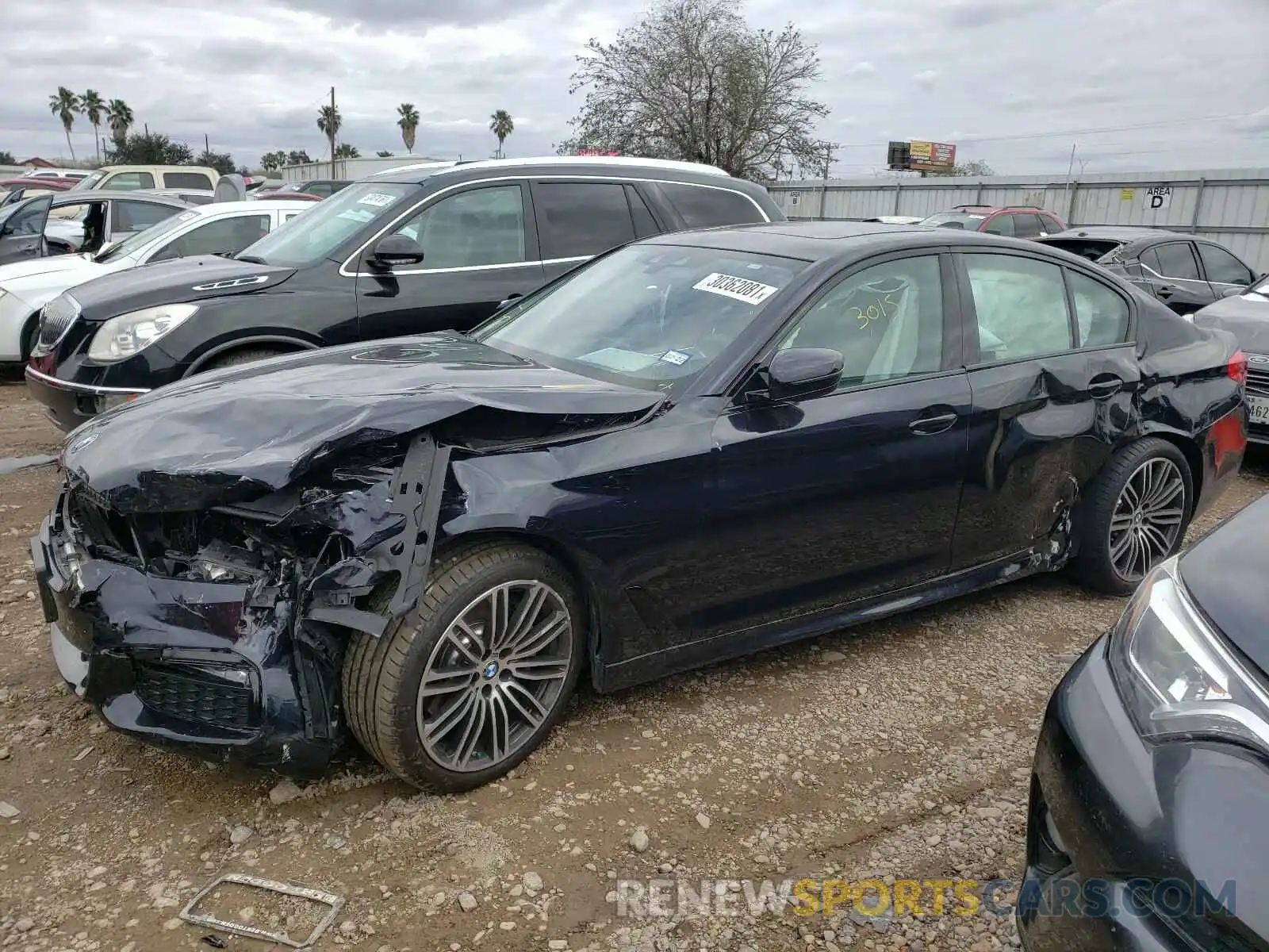 9 Photograph of a damaged car WBAJR3C09LCE31219 BMW 5 SERIES 2020