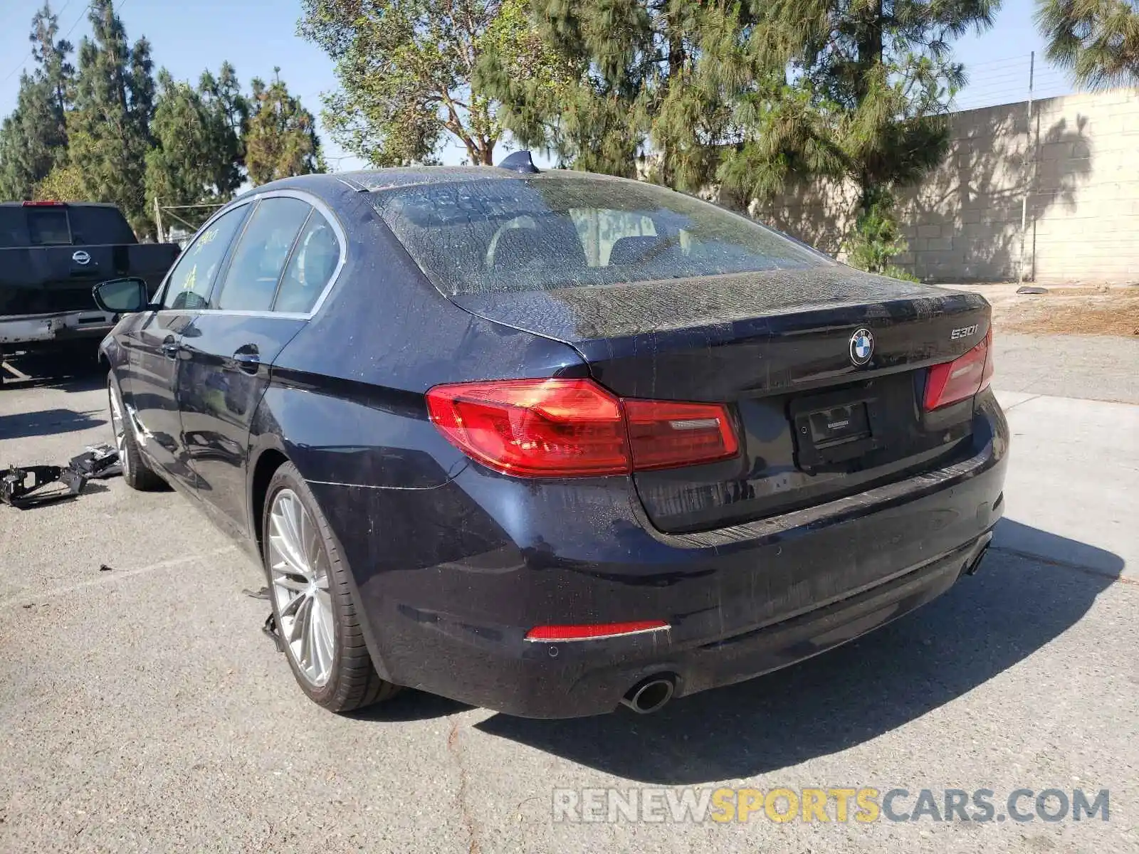 3 Photograph of a damaged car WBAJR3C09LCE56914 BMW 5 SERIES 2020