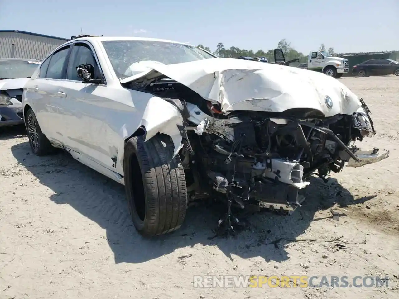 1 Photograph of a damaged car WBAJR3C09LCE57559 BMW 5 SERIES 2020